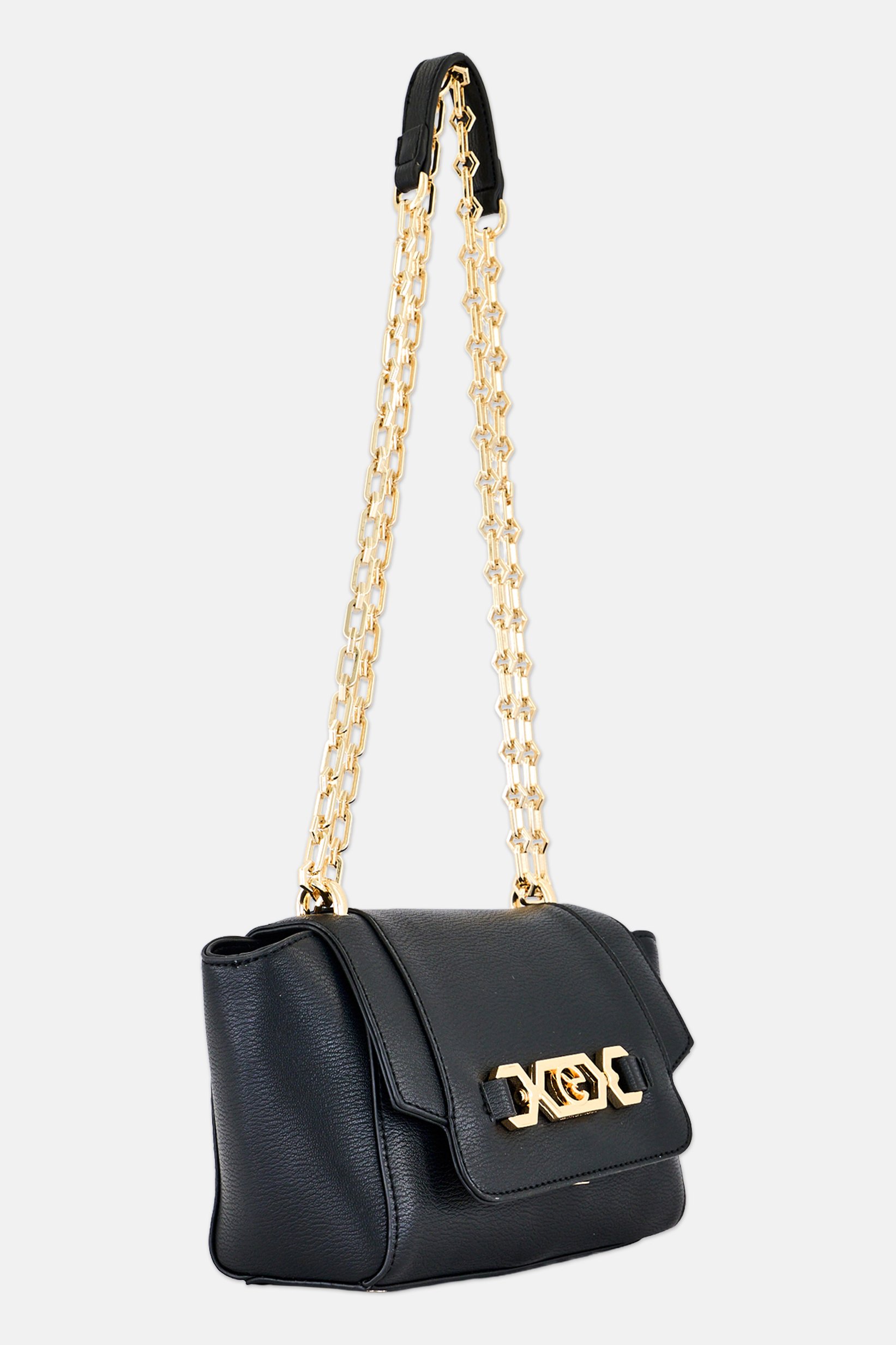 Women Brand Logo Cross Body Bag, Black