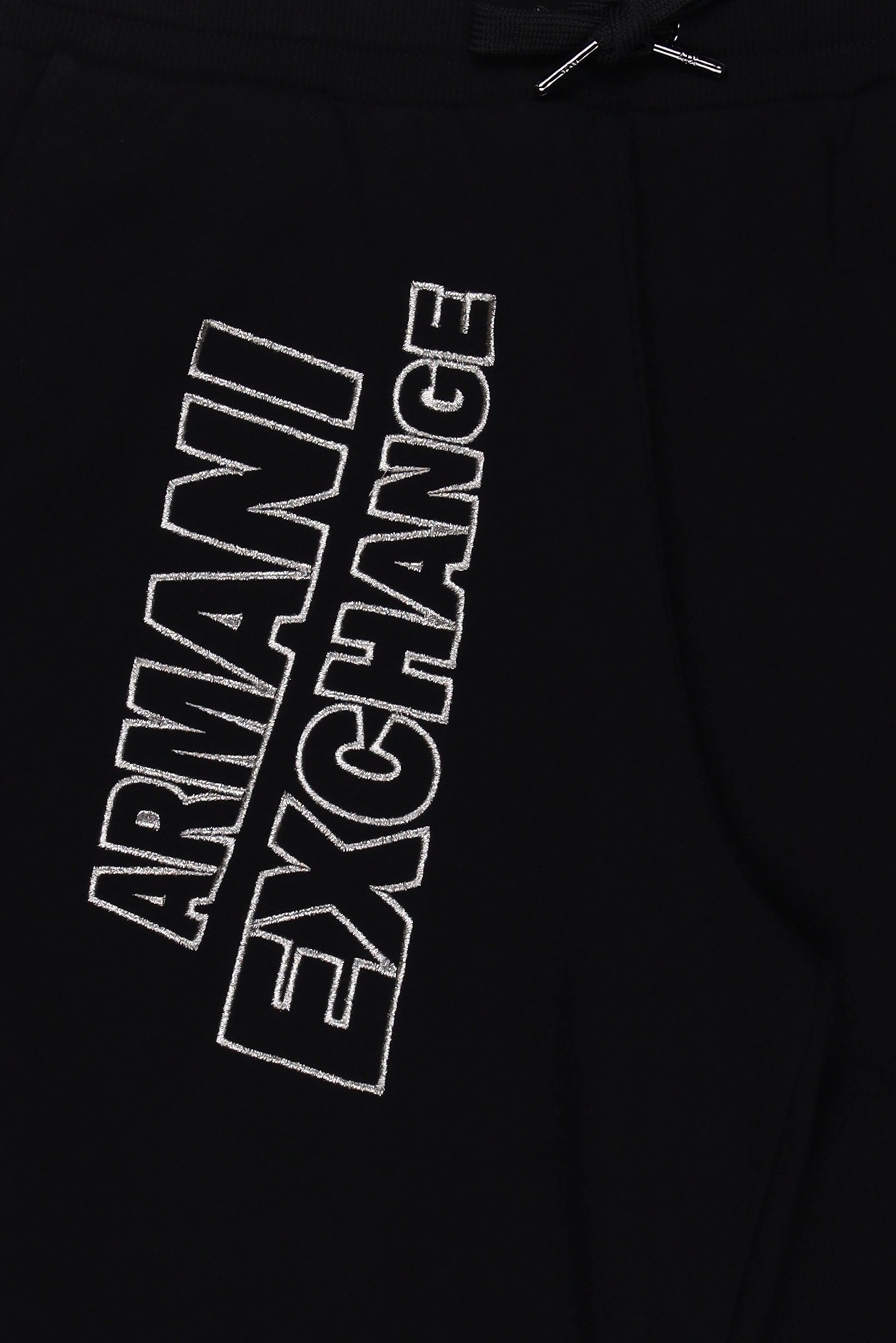AX Armani Exchange Women Regular Fit Embroidered Logo Jogger Pants, Black