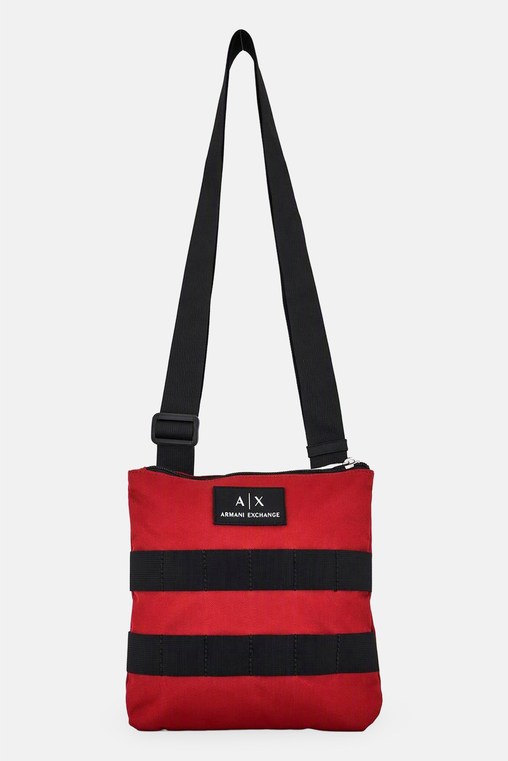 Armani Exchange Men Brand Logo Cross Body Bag, Rust