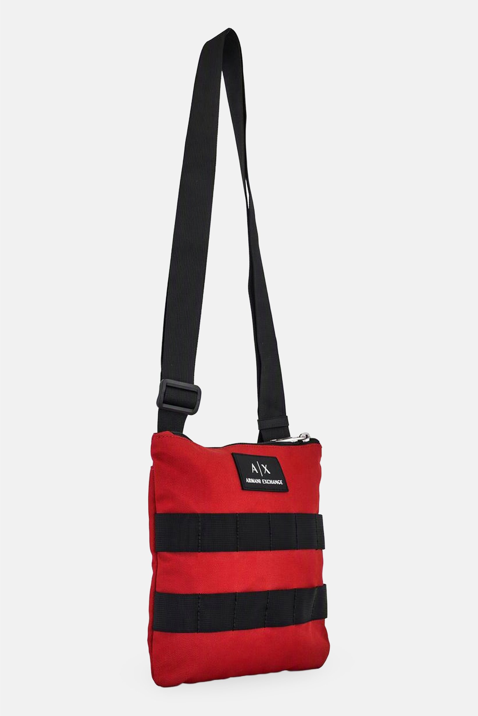 Armani Exchange Men Brand Logo Cross Body Bag, Rust