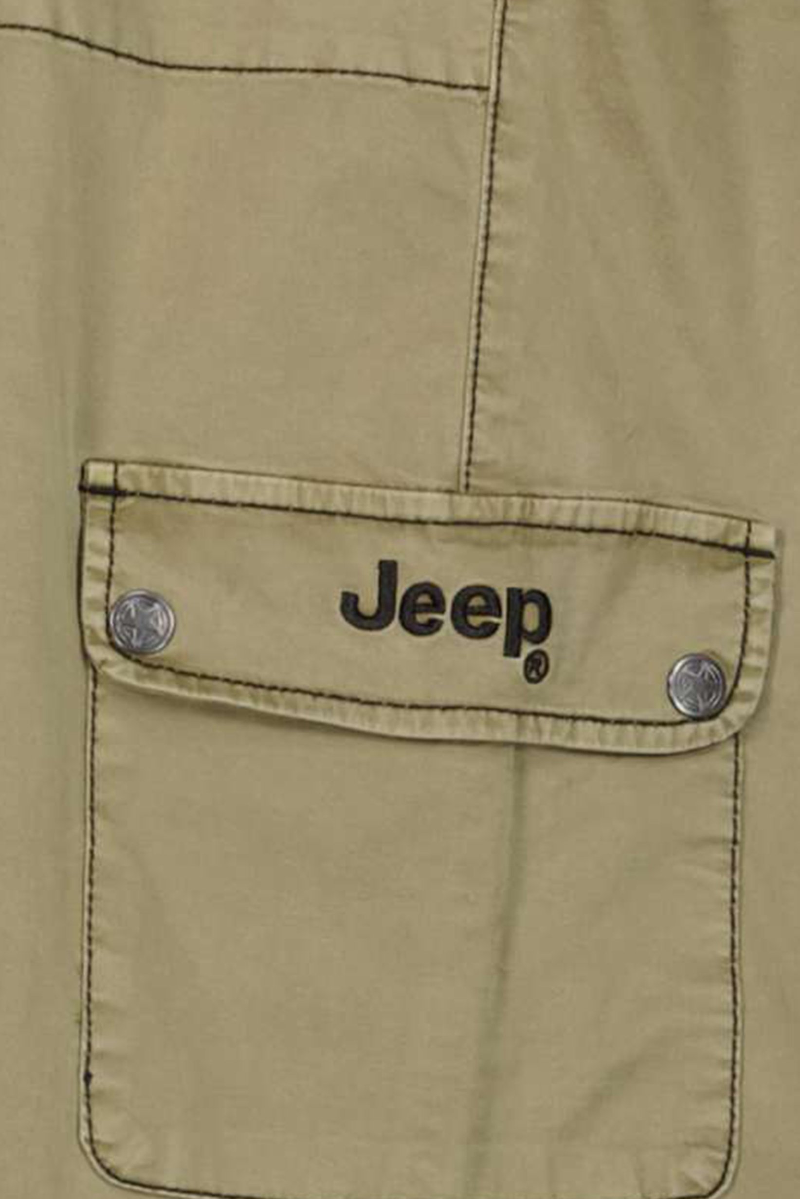 Men Regular Fit Solid Cargo Pants, Olive