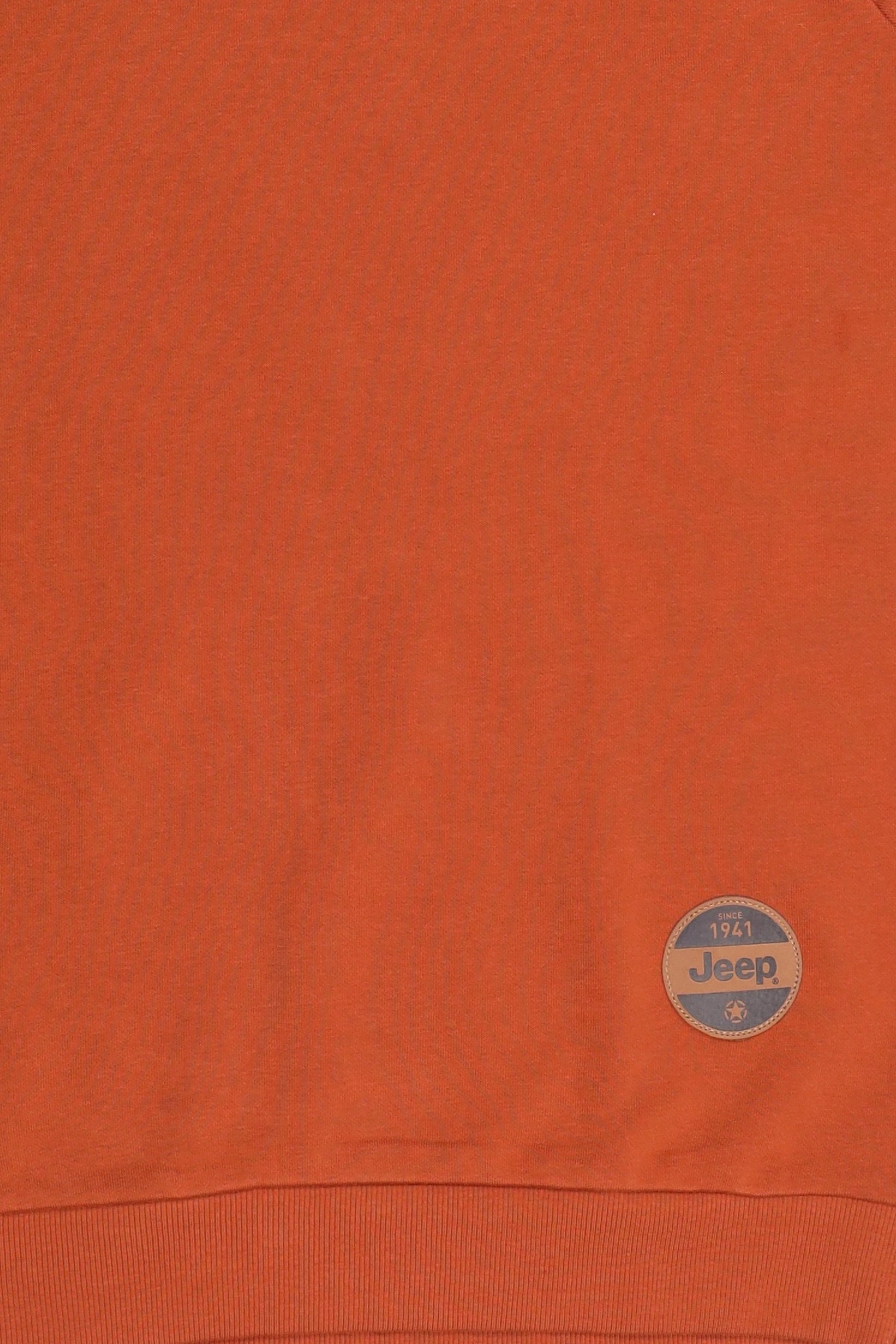 Men Brand Logo Long Sleeve Sweatshirt, Rust