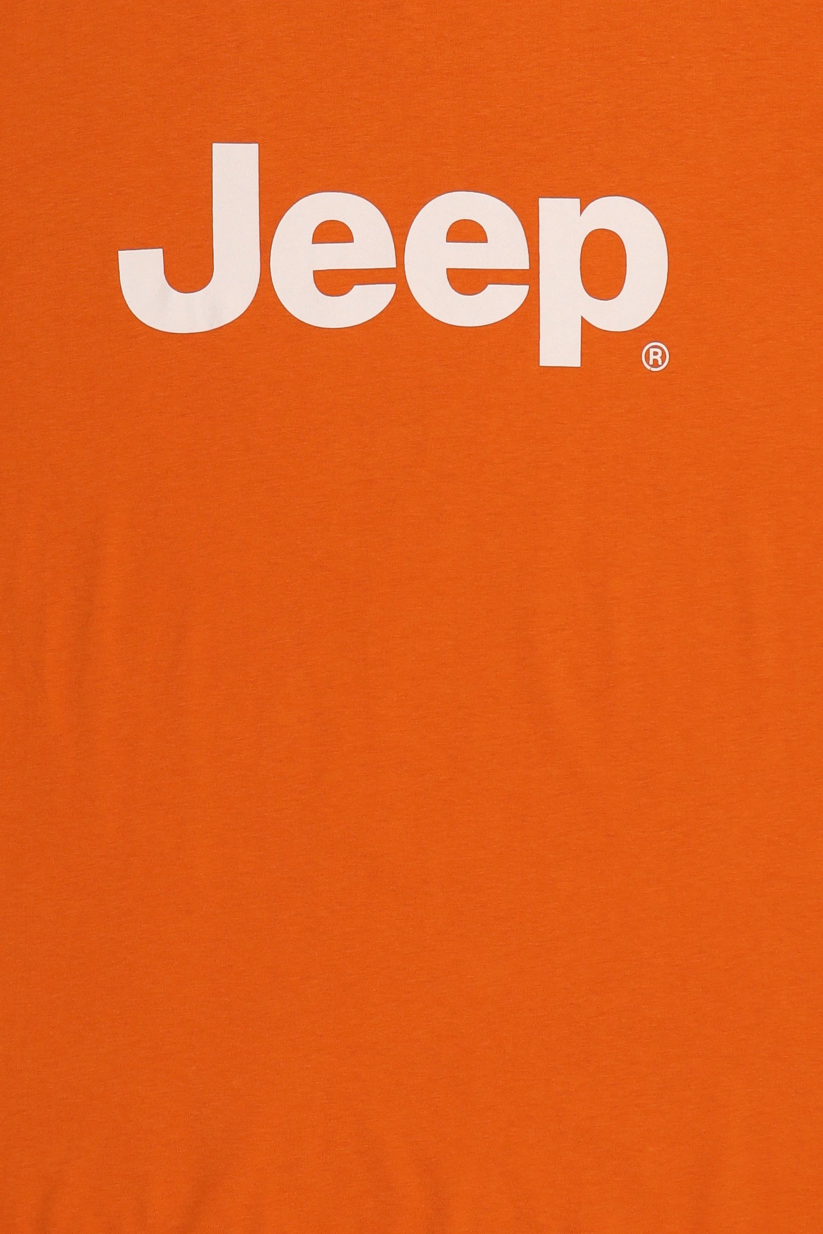Men Crew Neck Short Sleeves Brand Logo T-Shirt, Orange