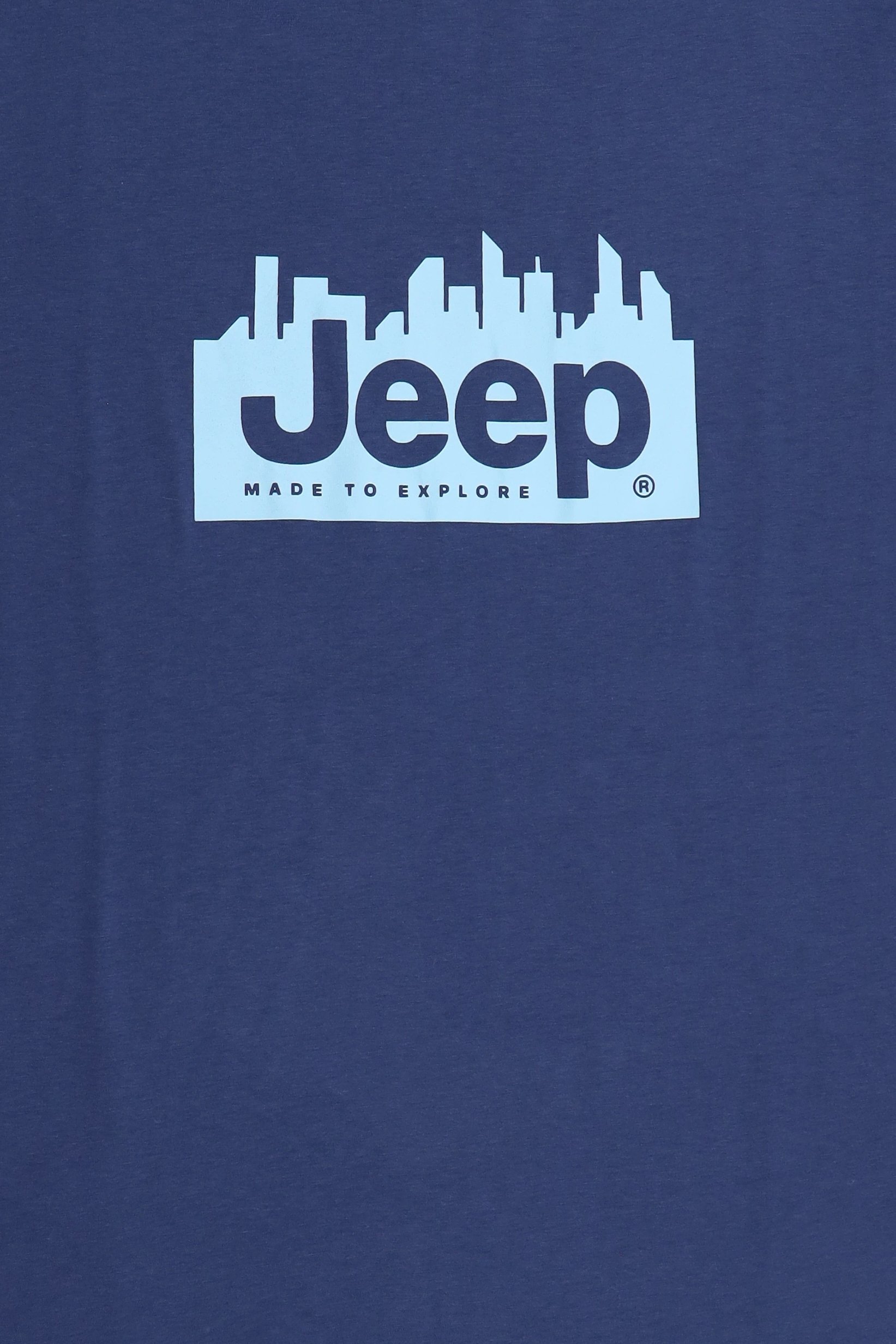 Men Crew Neck Short Sleeve Brand Logo T-Shirt, Navy