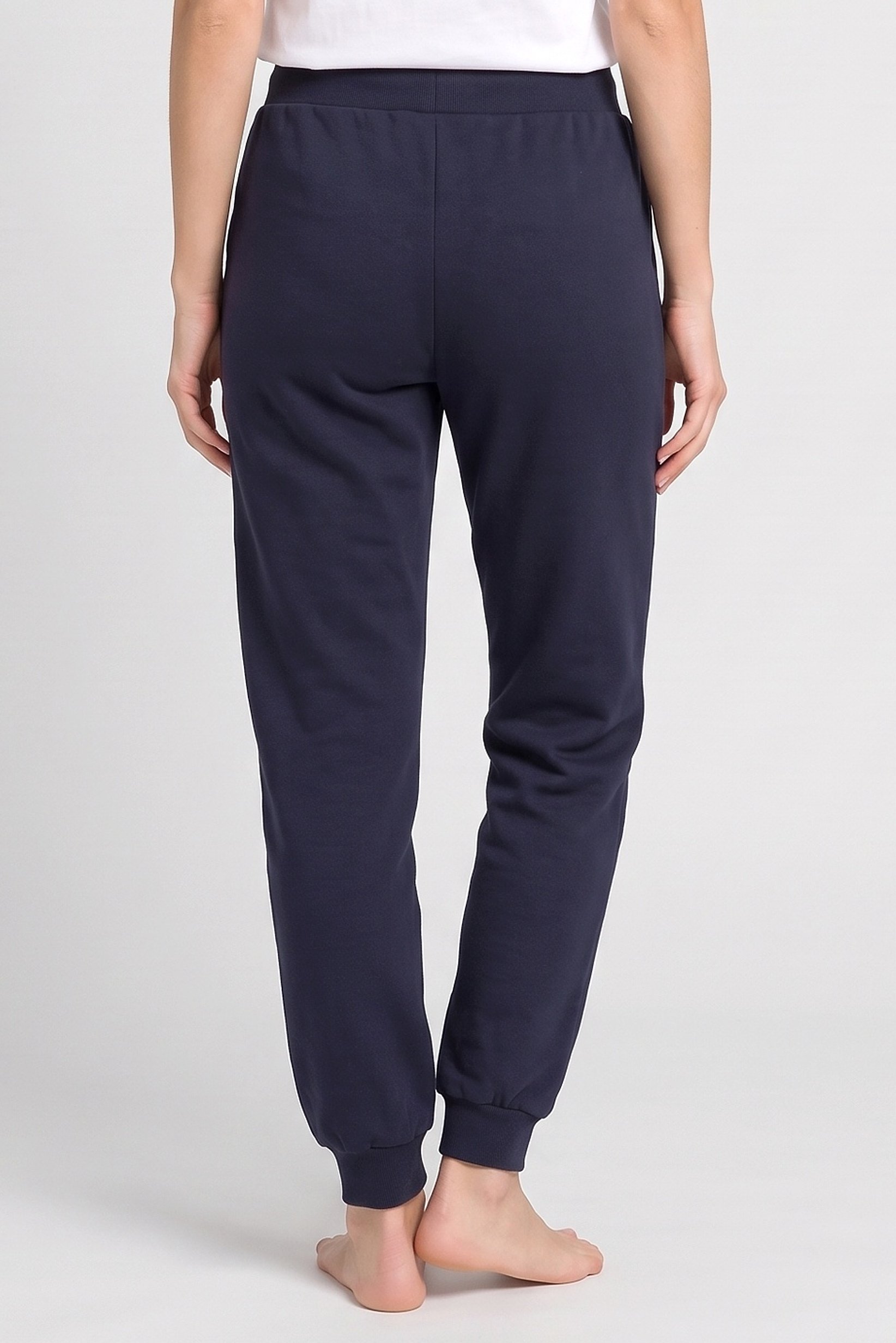 Emporio Armani Women Brand Logo Sleepwear Pants, Deep Navy