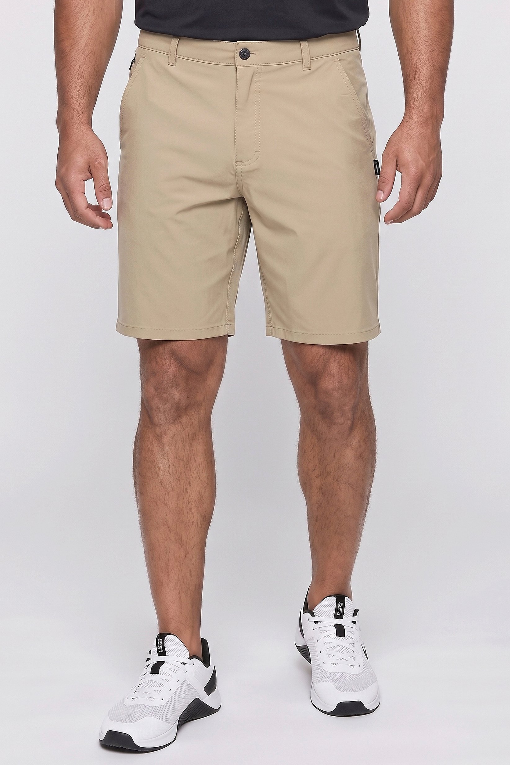 Men Regular Fit Outdoor Shorts, Tan
