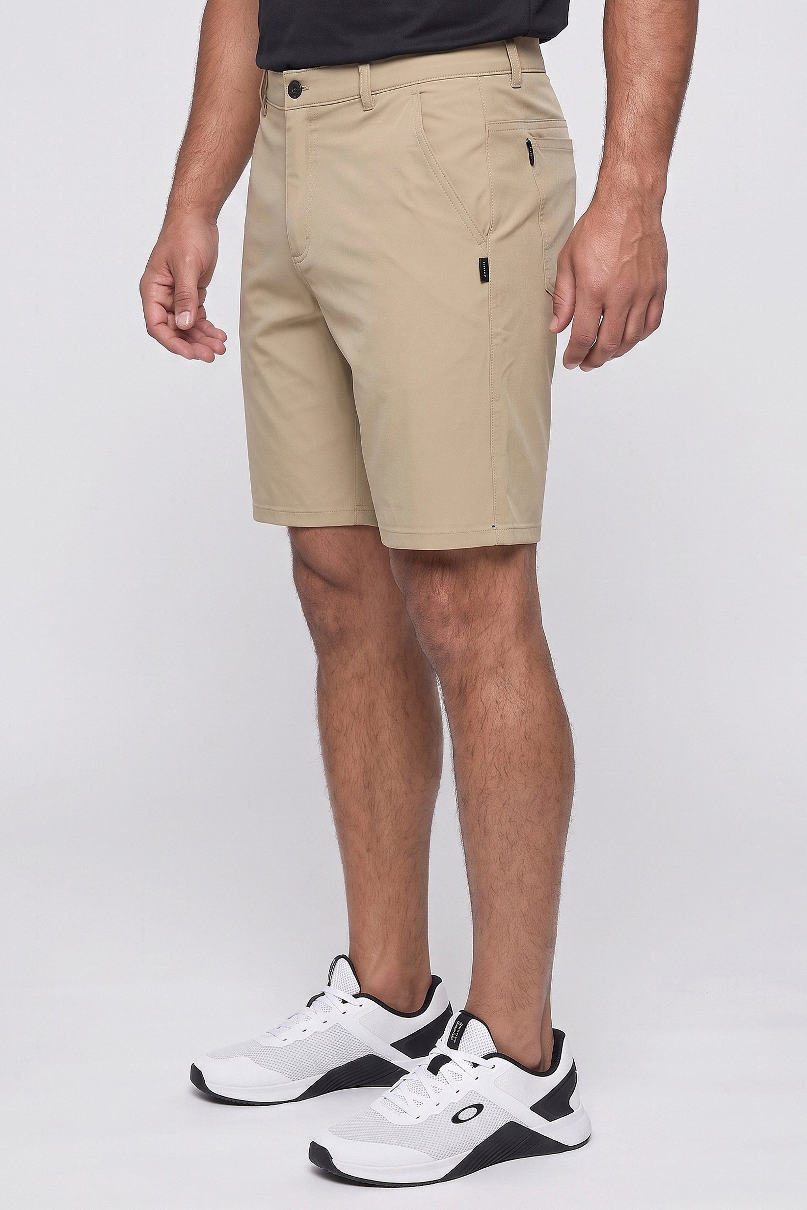 Men Regular Fit Outdoor Shorts, Tan