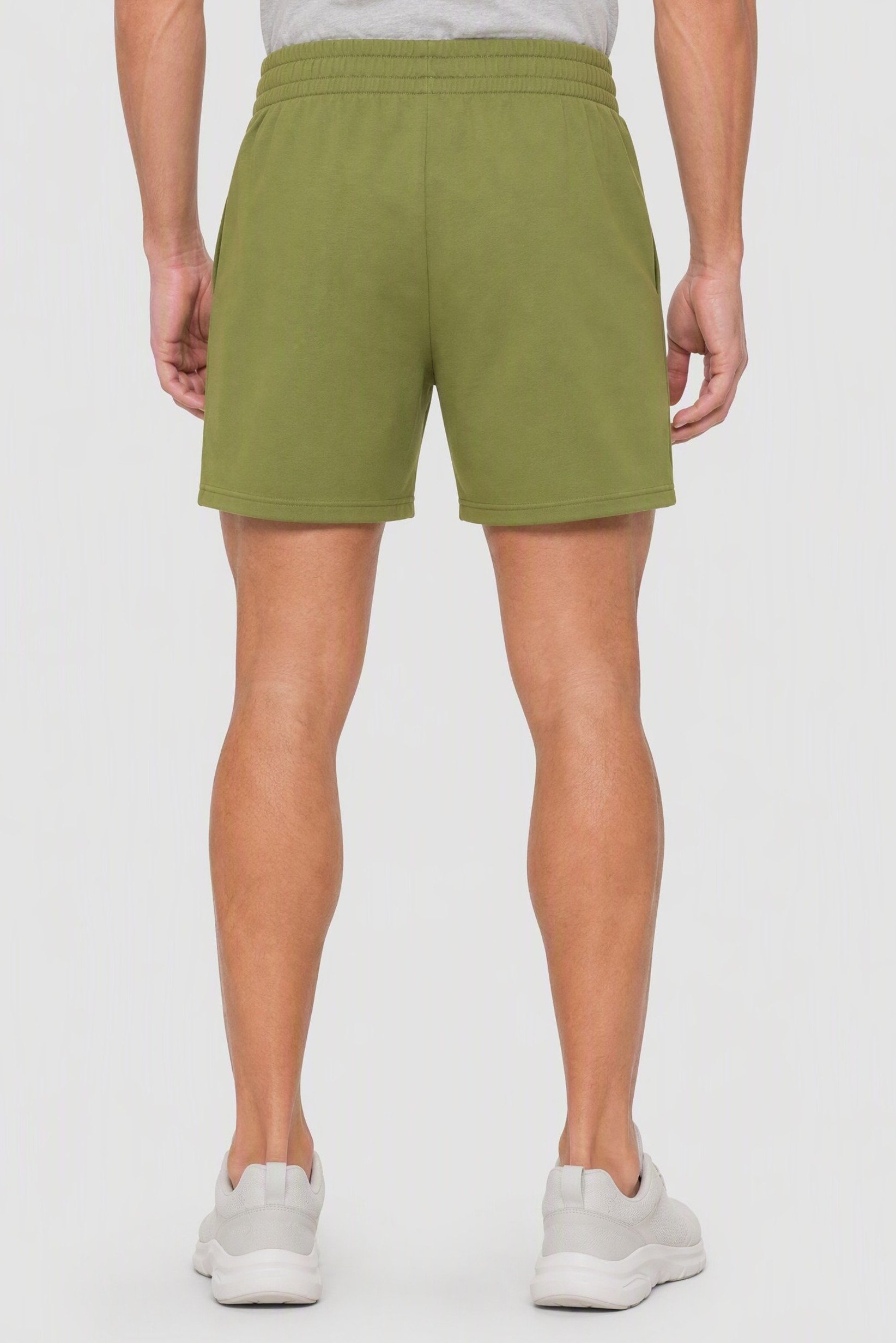 Men Regular Fit Training Shorts, Dark Olive