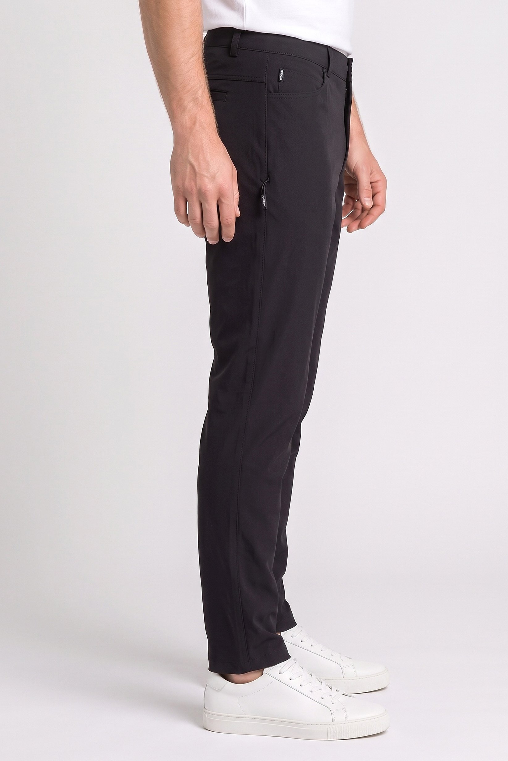 Men Regular Fit Golf Pants, Black