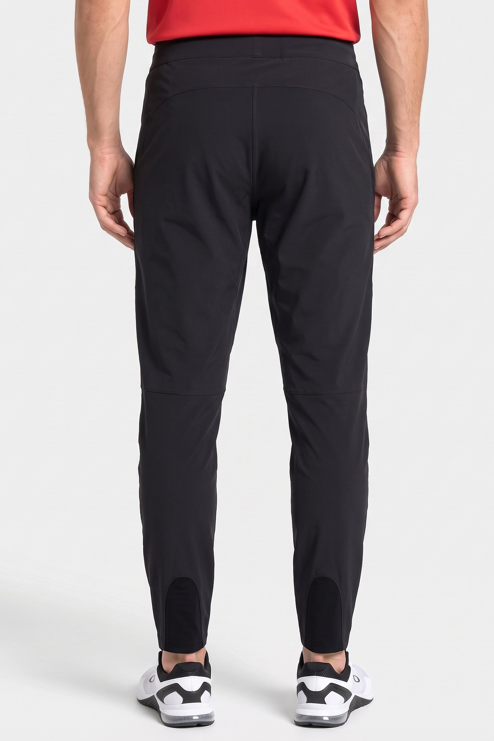 Men Regular Fit Training Track Pants, Black