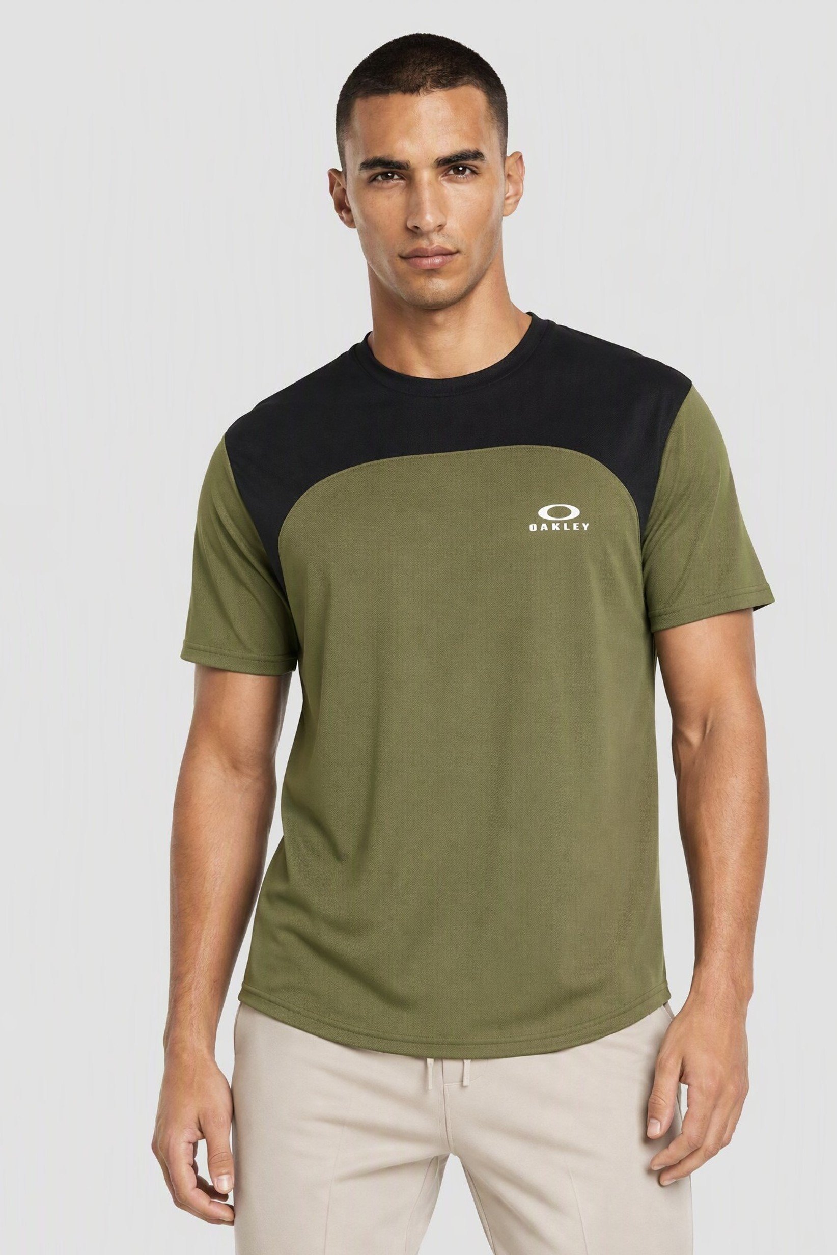 Men Regular Fit Free Ride Jersey, Olive