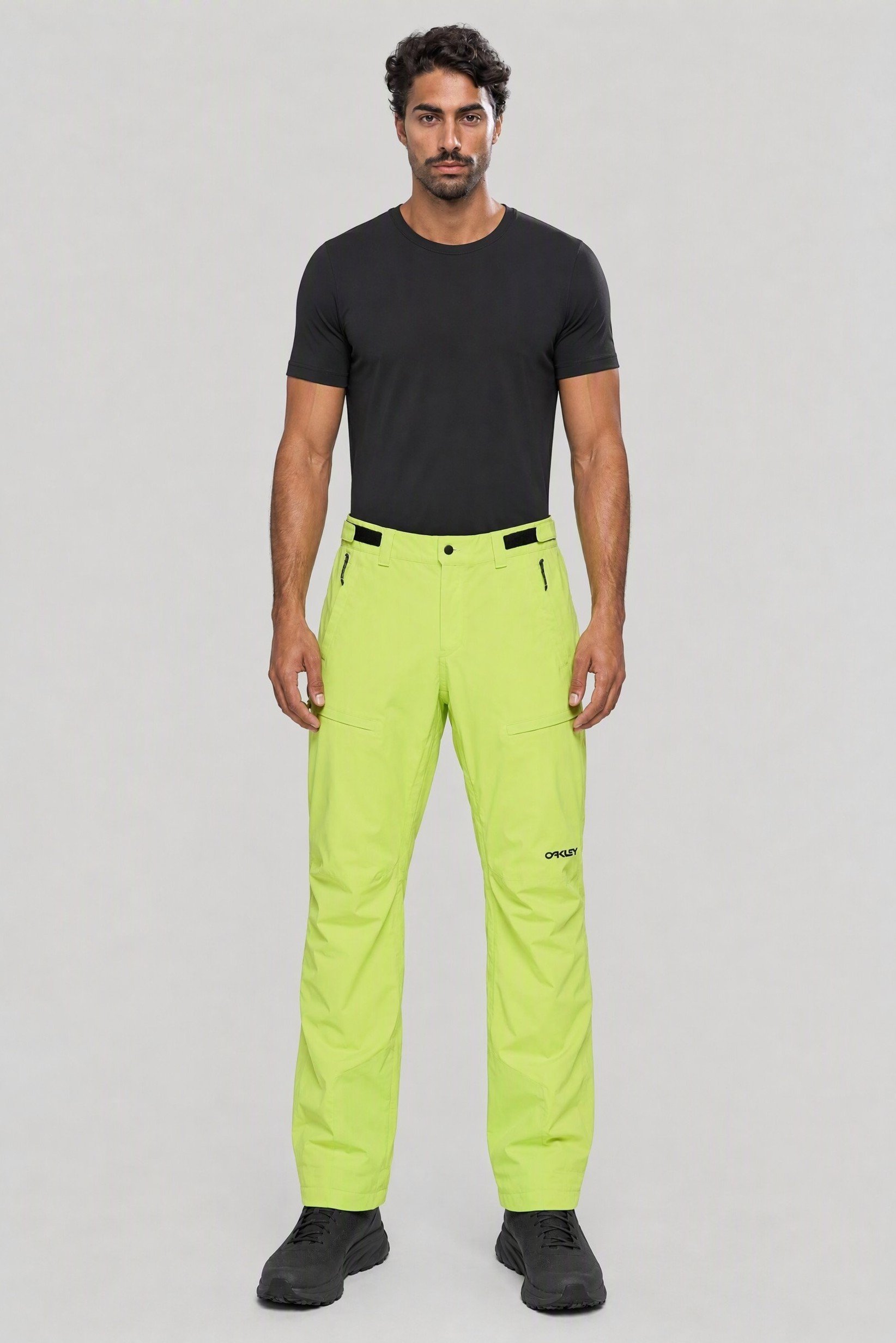 Men Performance Fit Outdoor Cargo Pants, Light Green