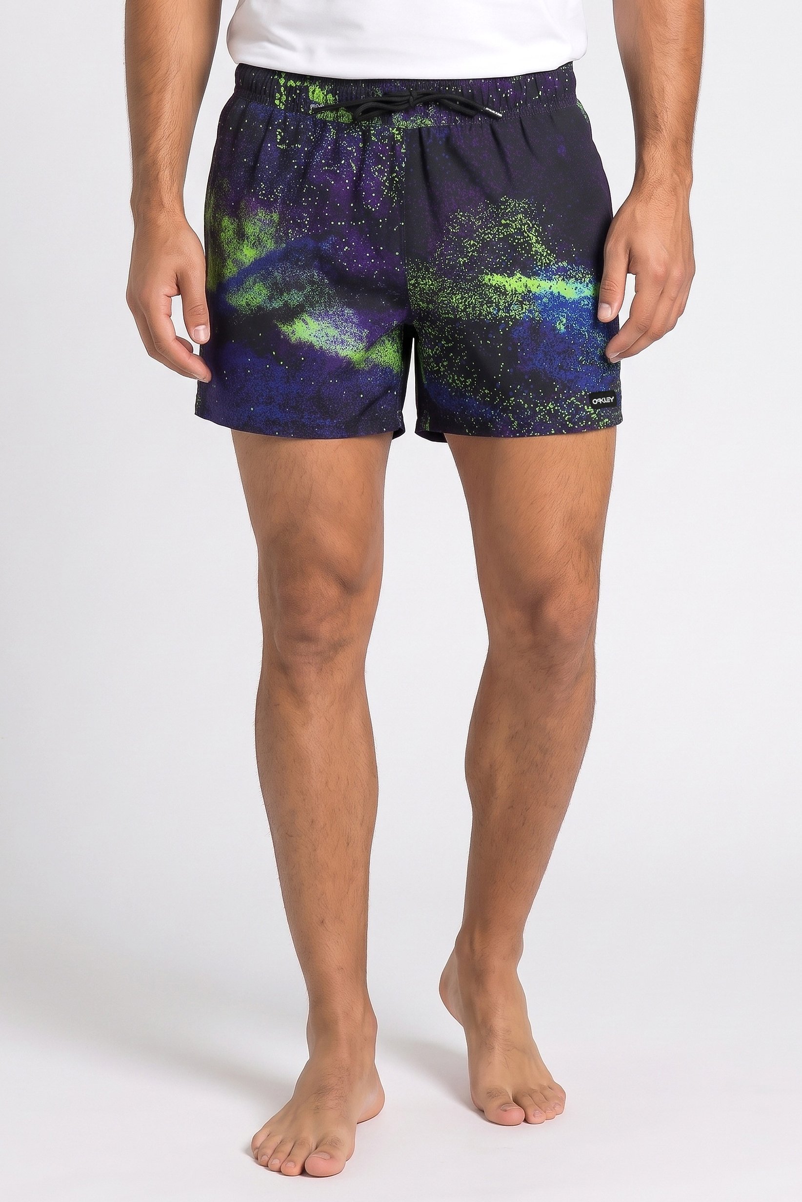 Men Tie Dye Board Shorts, Multicolor