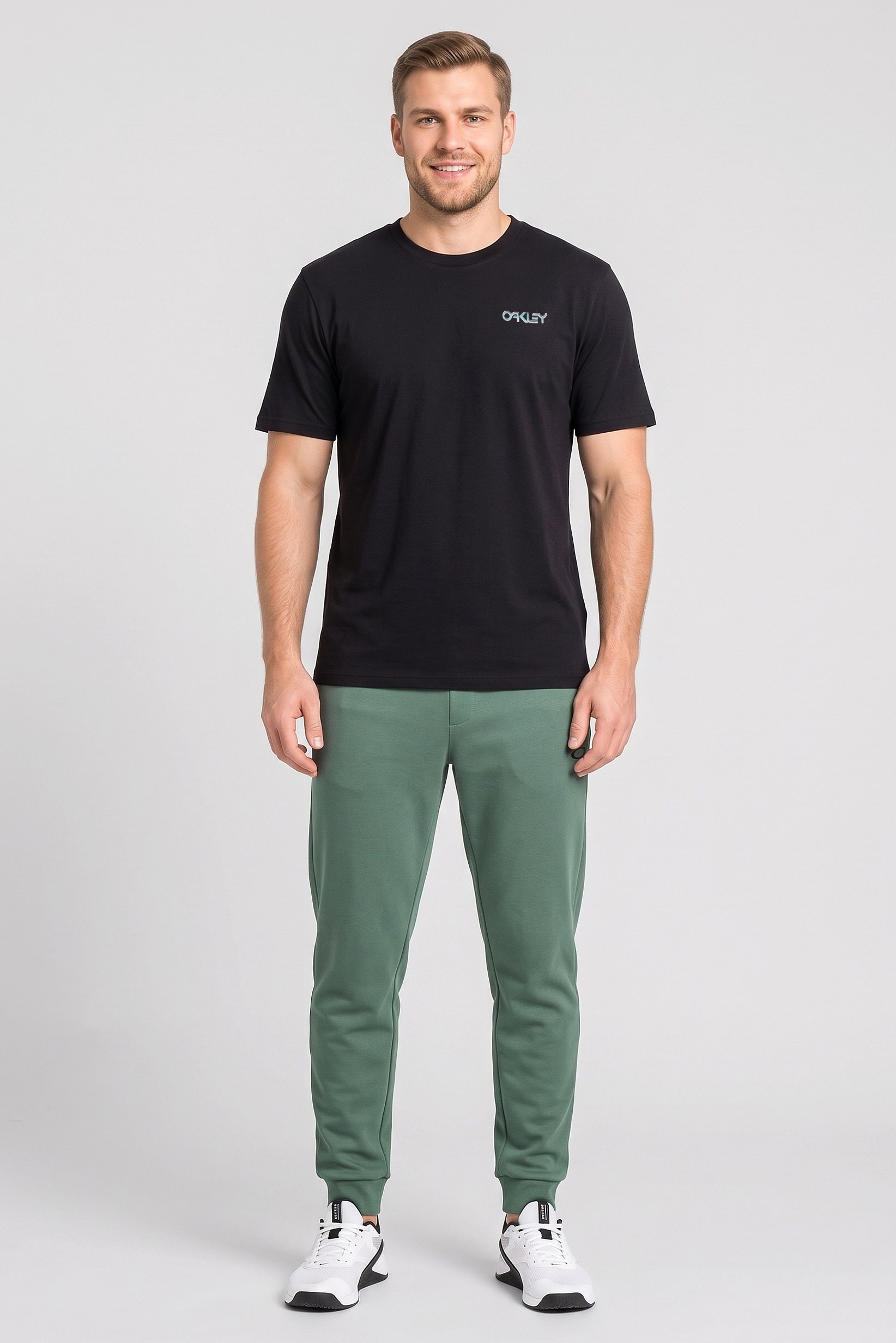 Men Regular Fit Short Sleeve Outdoor T-Shirt, Black