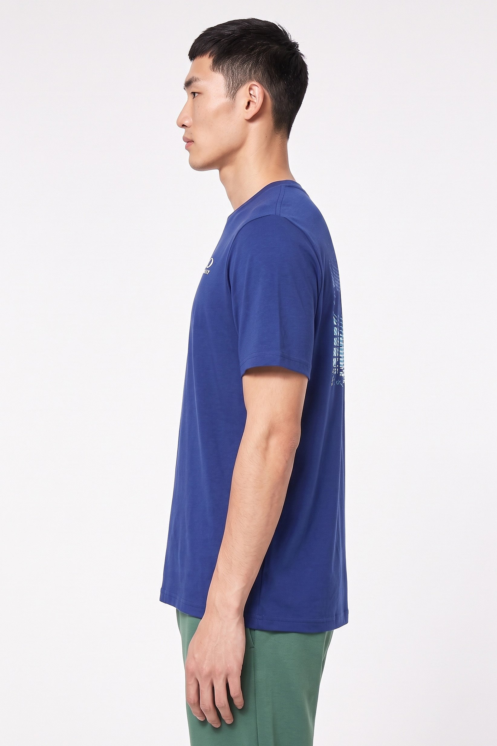 Men Regular Fit Short Sleeve Outdoor T-Shirt, Blue
