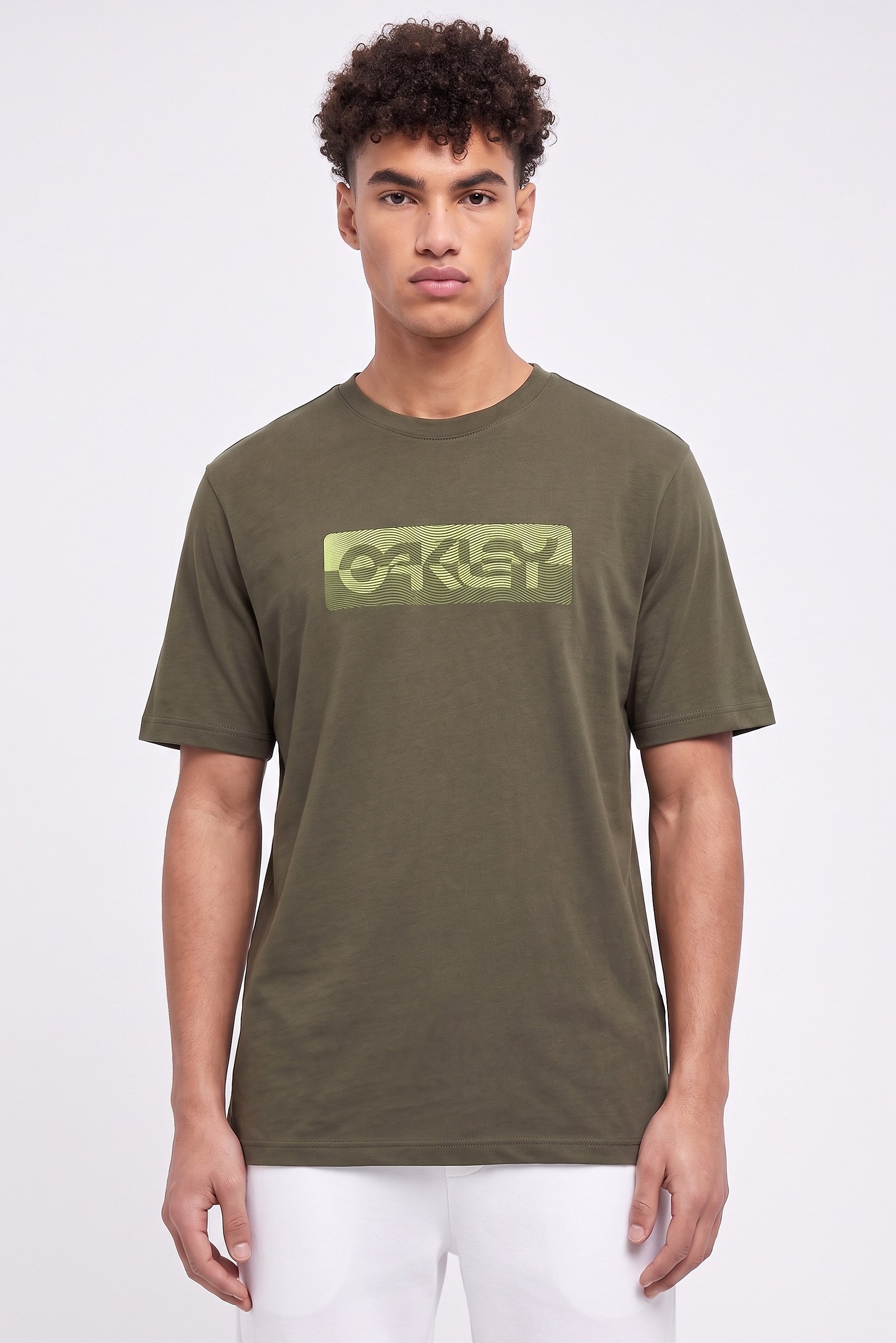 Men Regular Fit Short Sleeve Outdoor T-Shirt, Olive