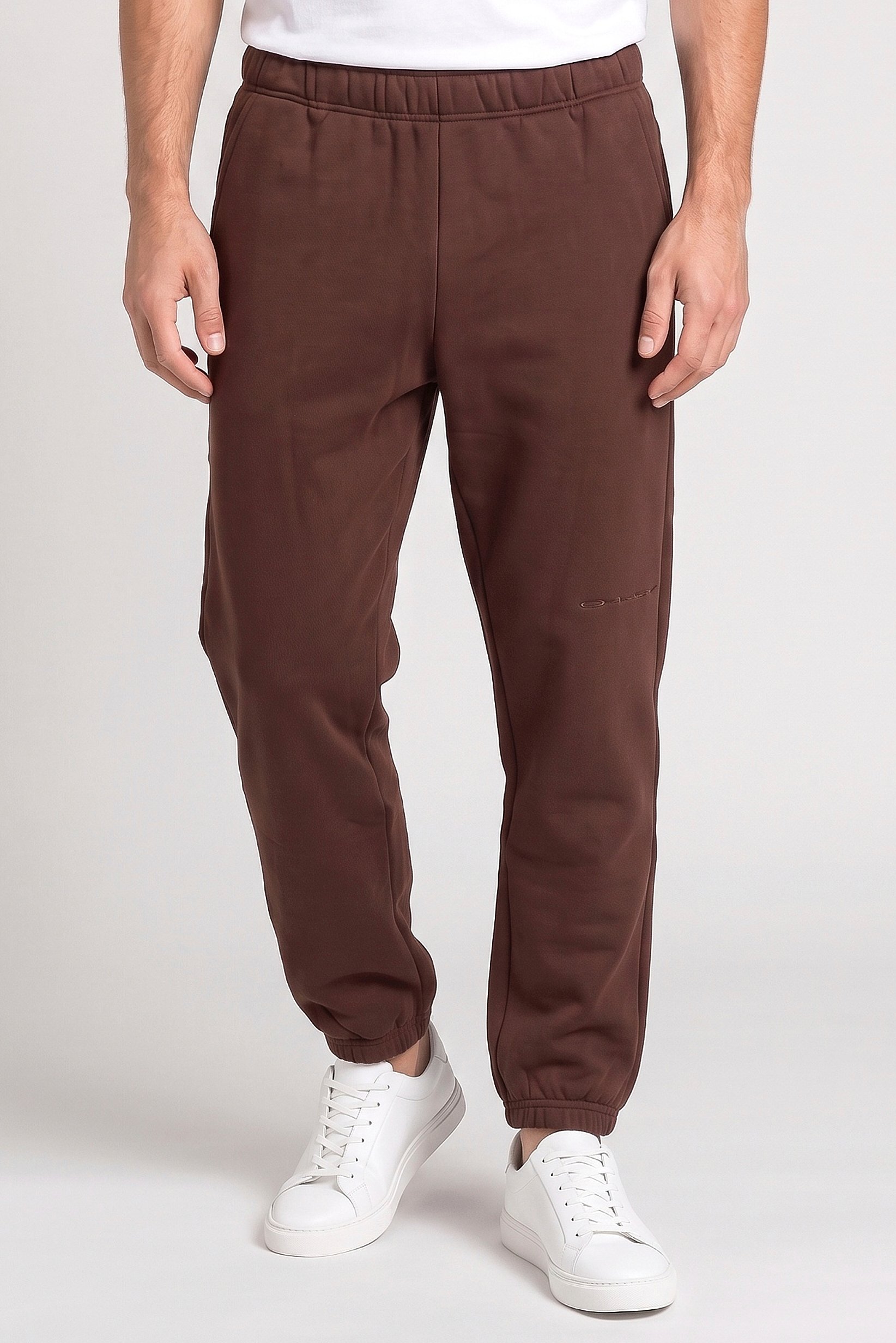 Men Relaxed Fit Outdoor Sweatpants, Brown