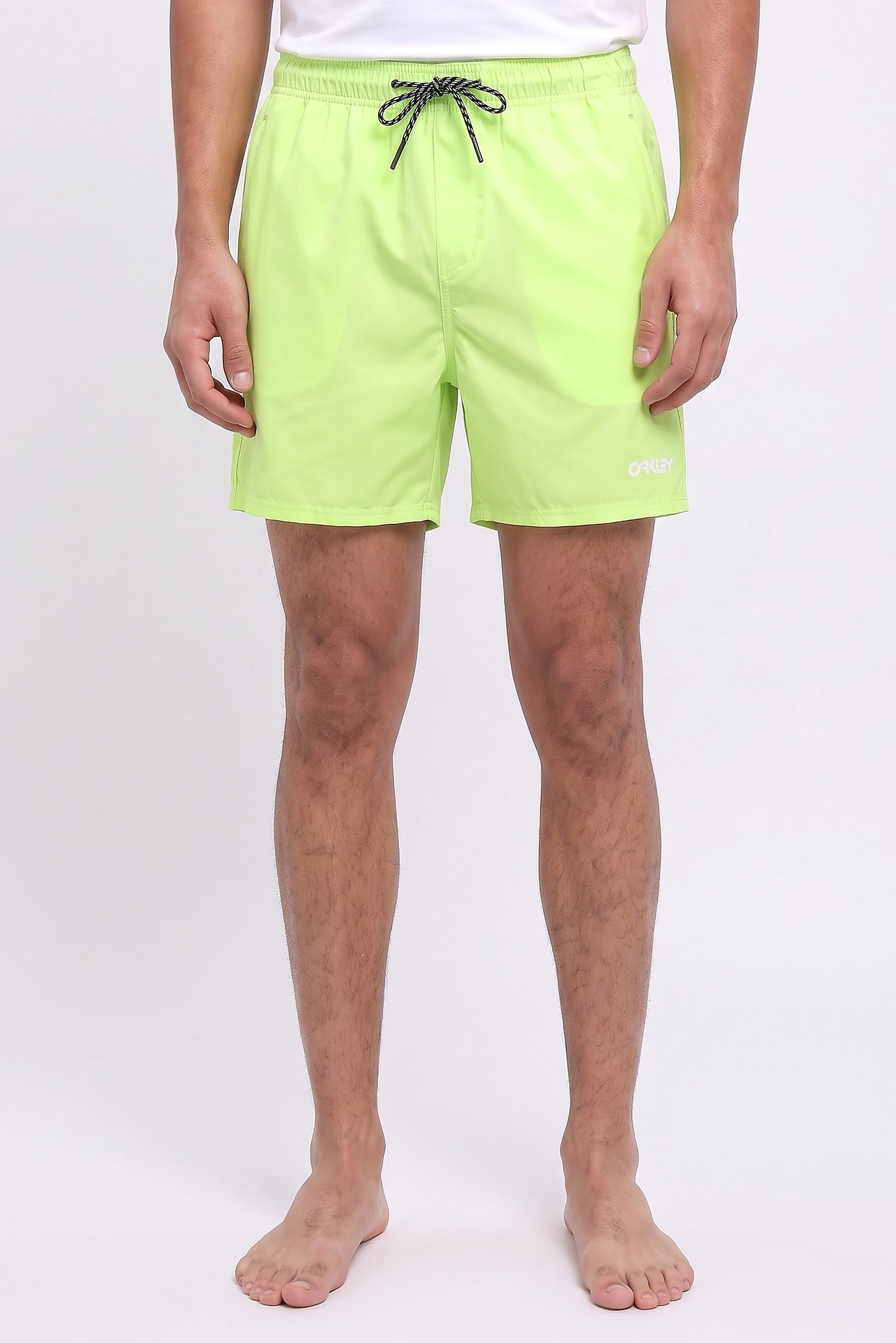 Men Brand Logo 16 Inseam Board Shorts, Lime