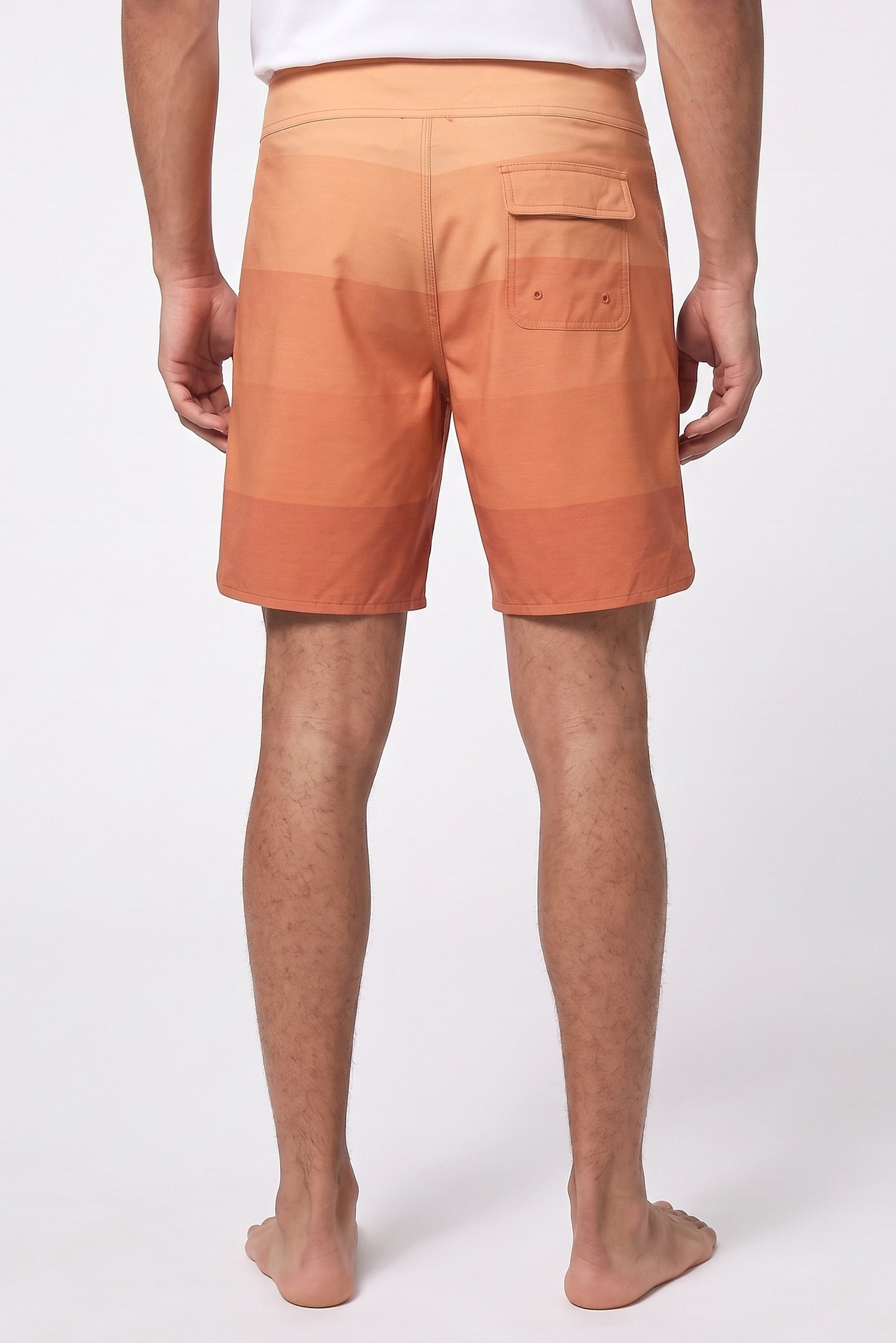Men Performance Fit Board Shorts, Orange