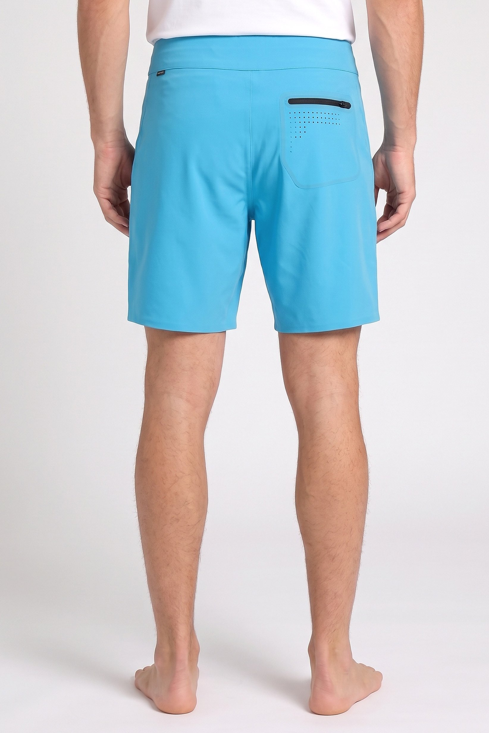 Men Brand Logo Board Shorts, Blue