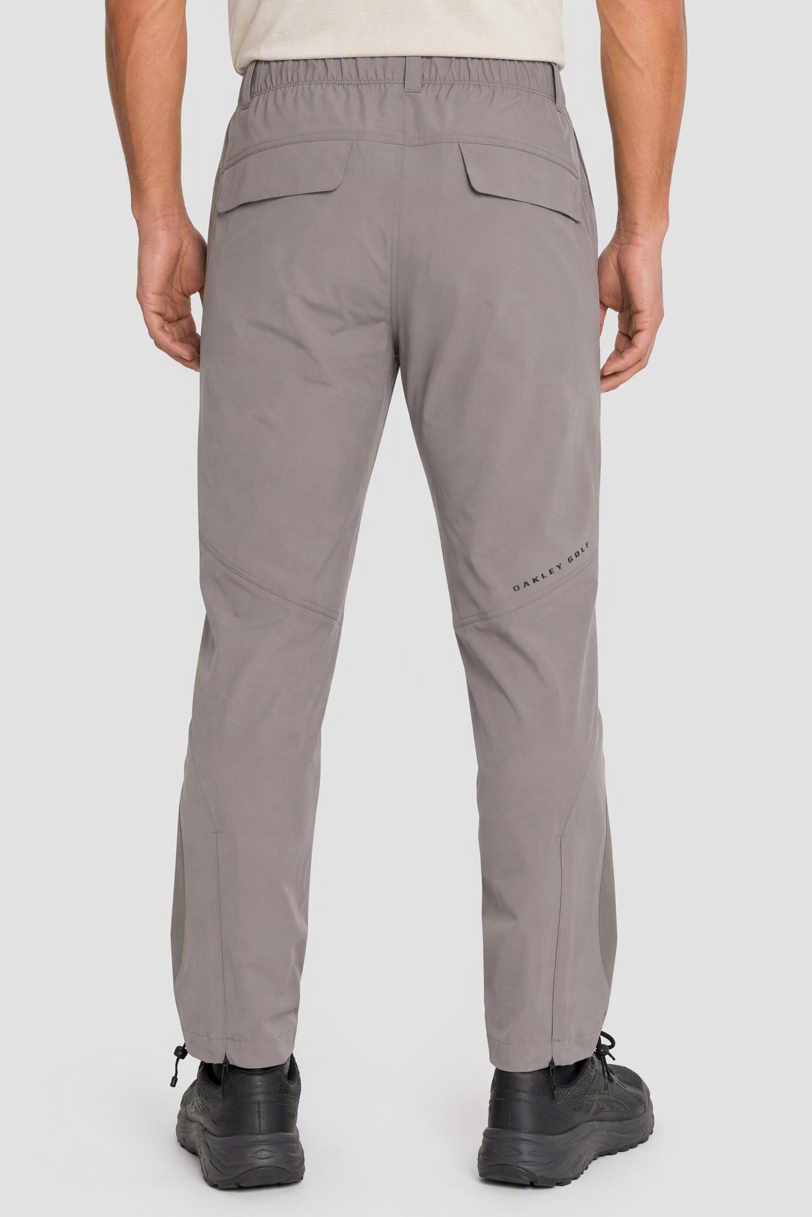 Men Regular Fit Solid Outdoor Track Pants, Grey
