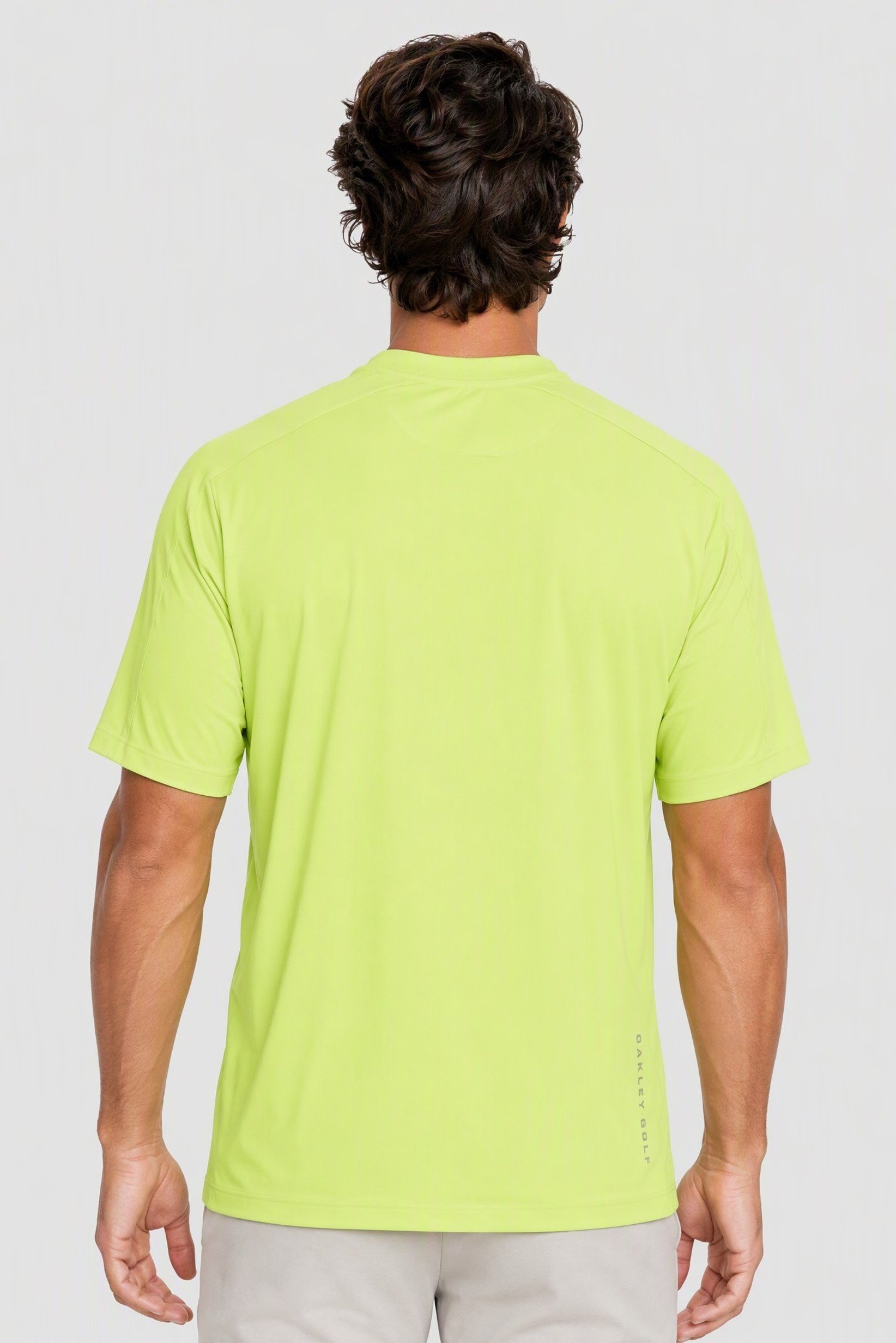 Men Regular Fit Short Sleeve Training Jersey, Light Green