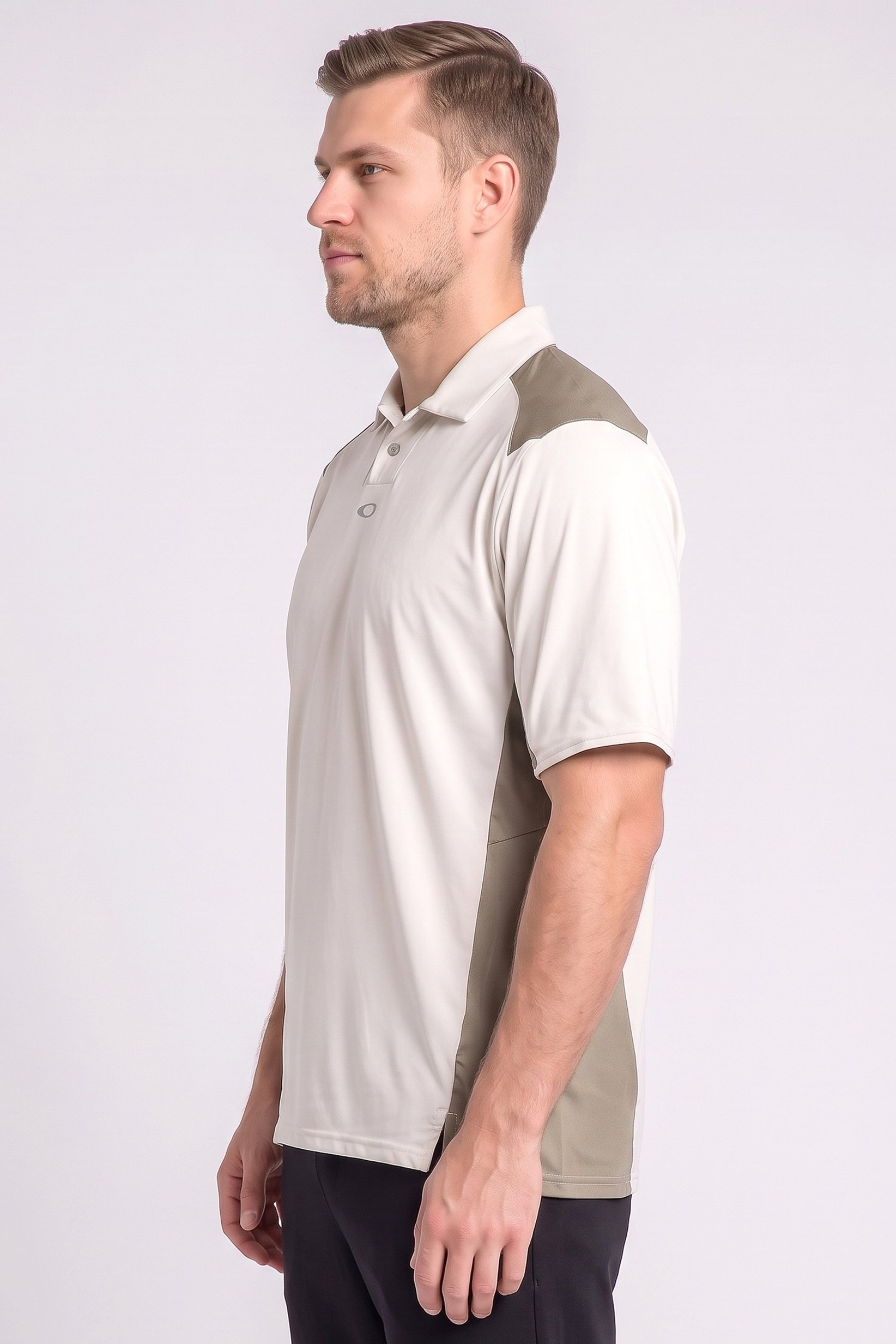 Men Regular Fit Short Sleeve Training Polo Shirt, Multicolor
