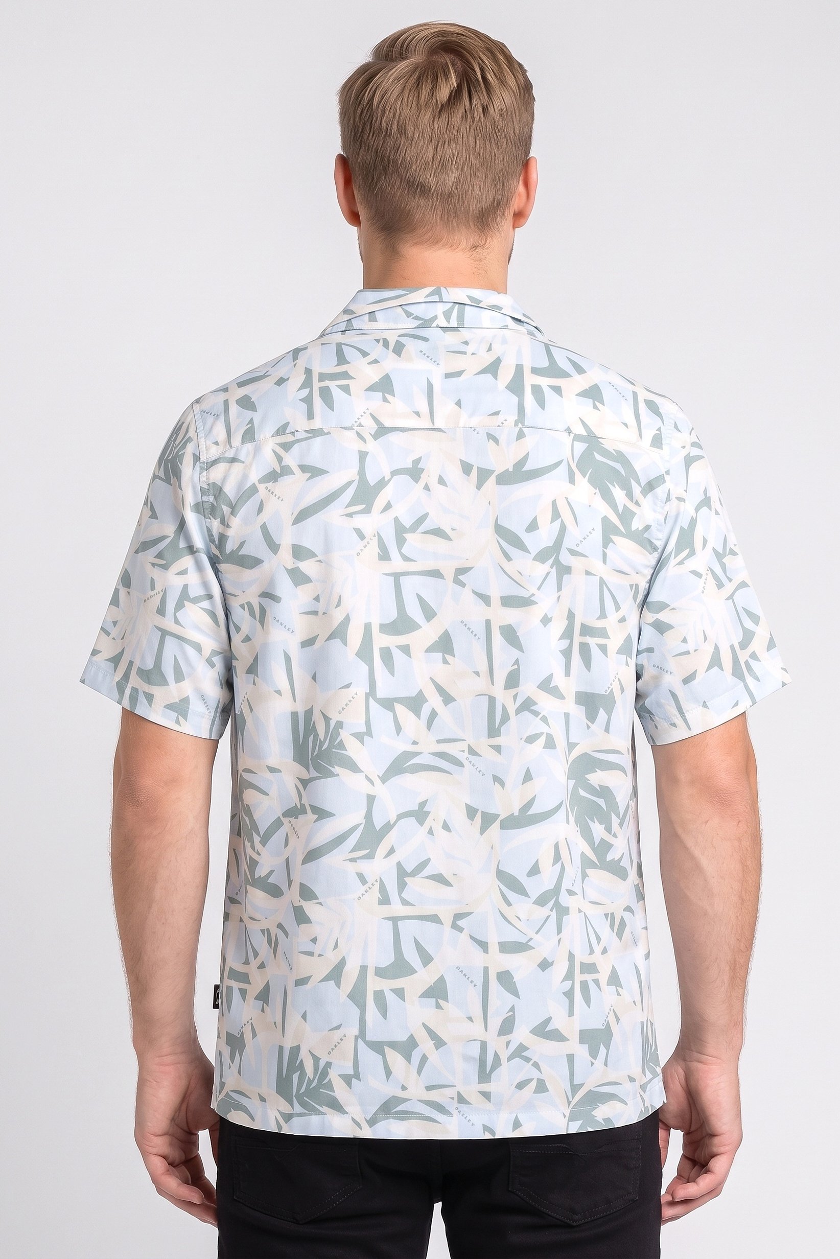 Men Regular Fit Short Sleeve Allover Print Casual Shirt, Multicolor