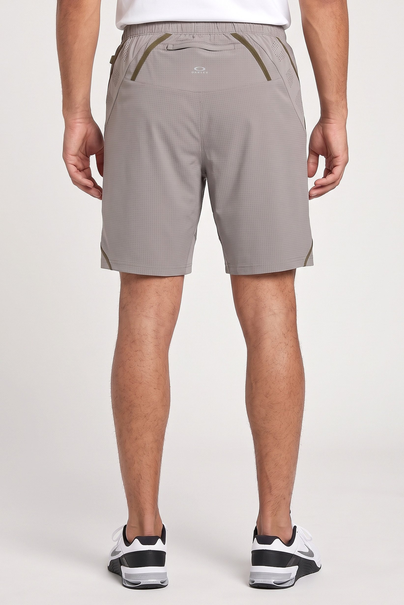Men Performance Fit Outdoor Shorts, Light Grey