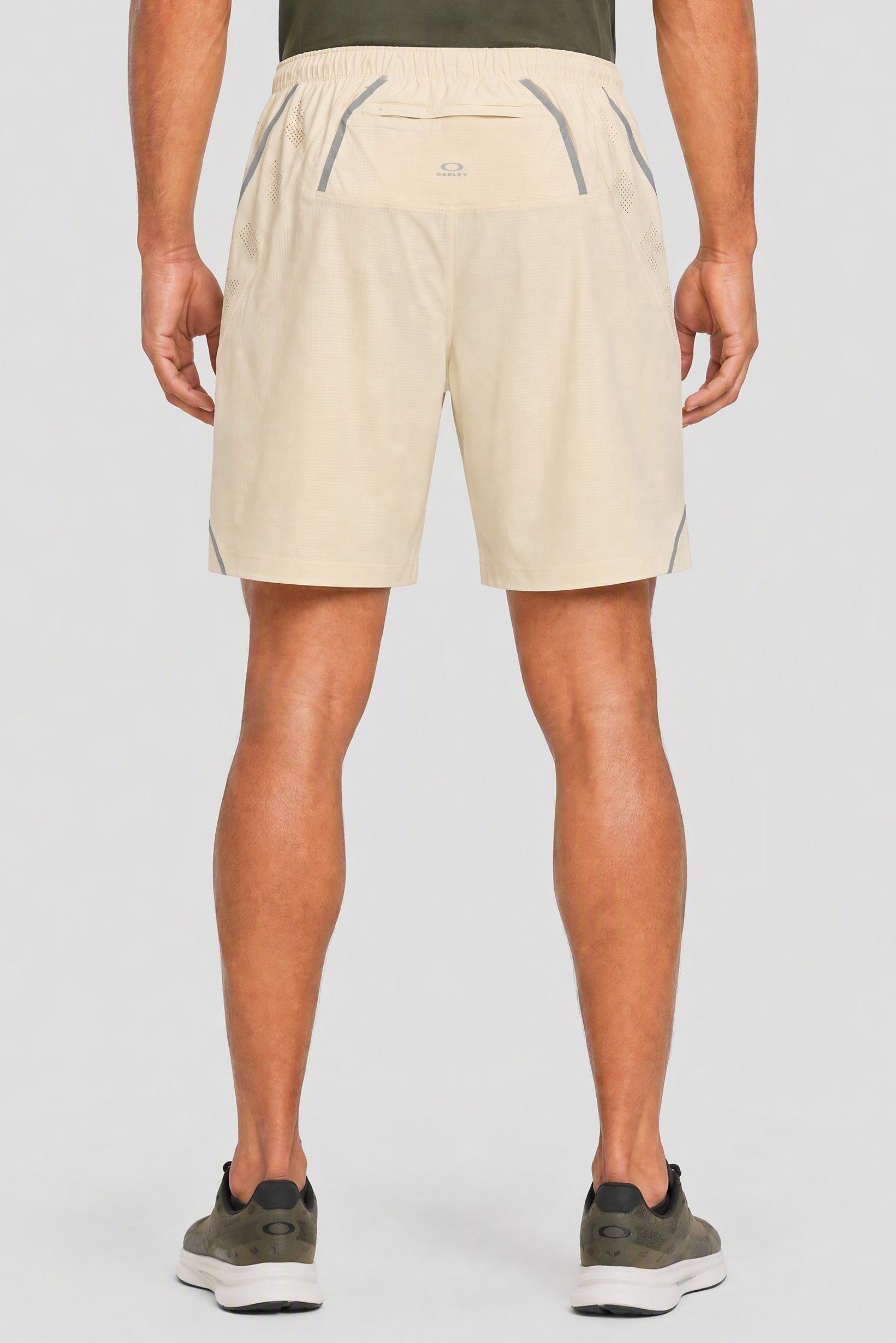 Men Performance Fit Outdoor Shorts, Cream
