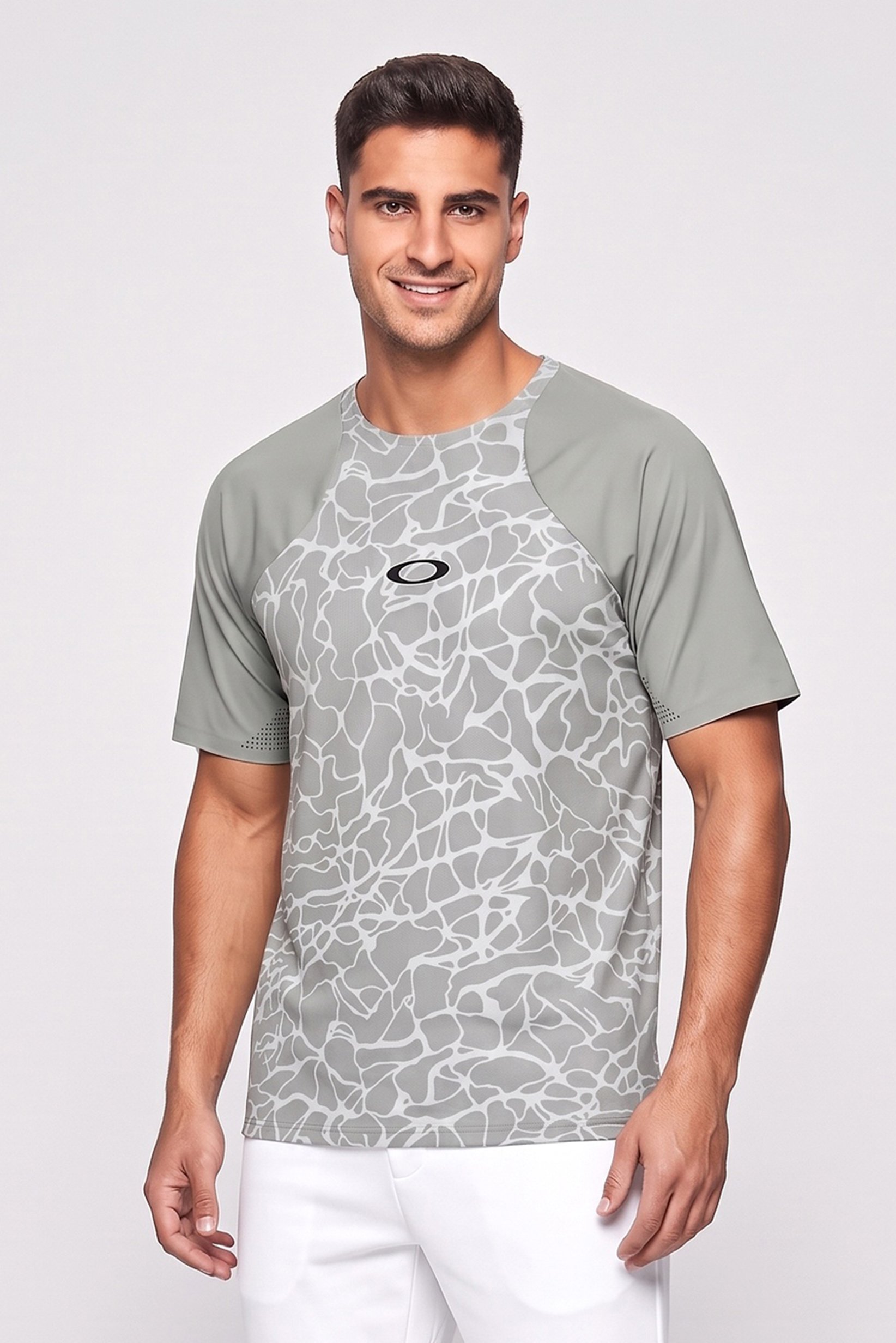 Men Regular Fit Short Sleeve Cyling Jersey, Multicolor