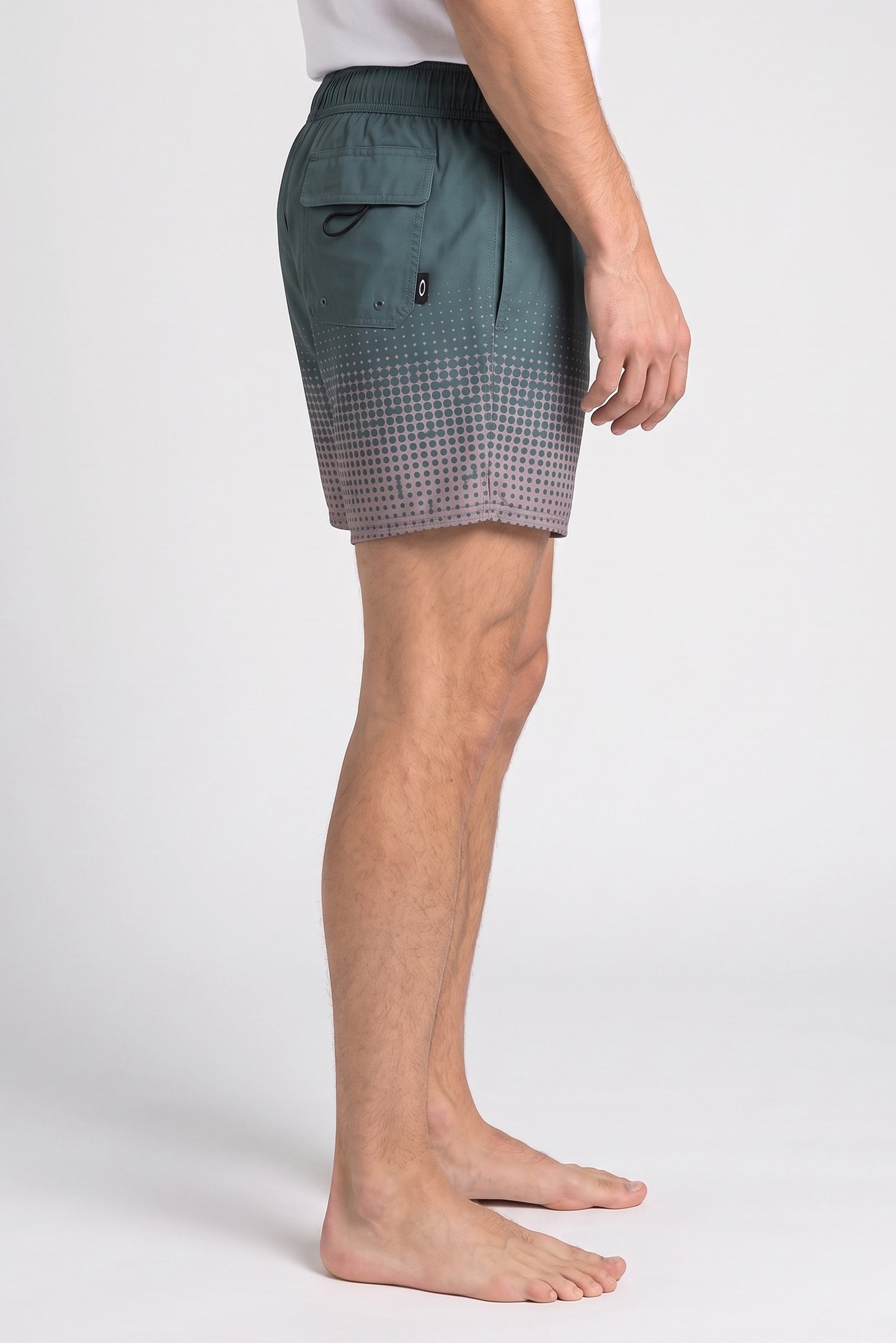 Men Two Tone Board Shorts, Multicolor