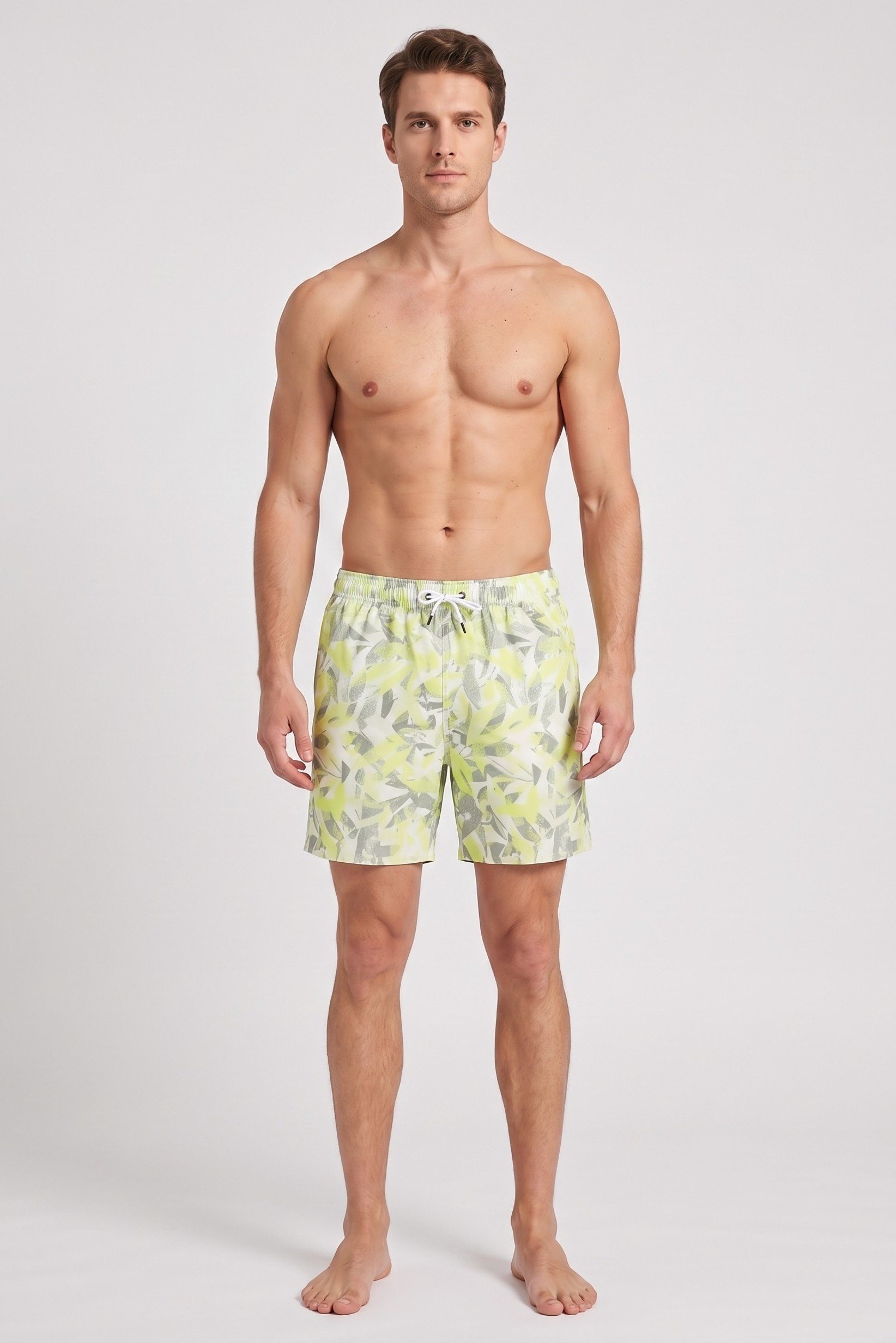 Men Regular Fit Board Short, Multicolor