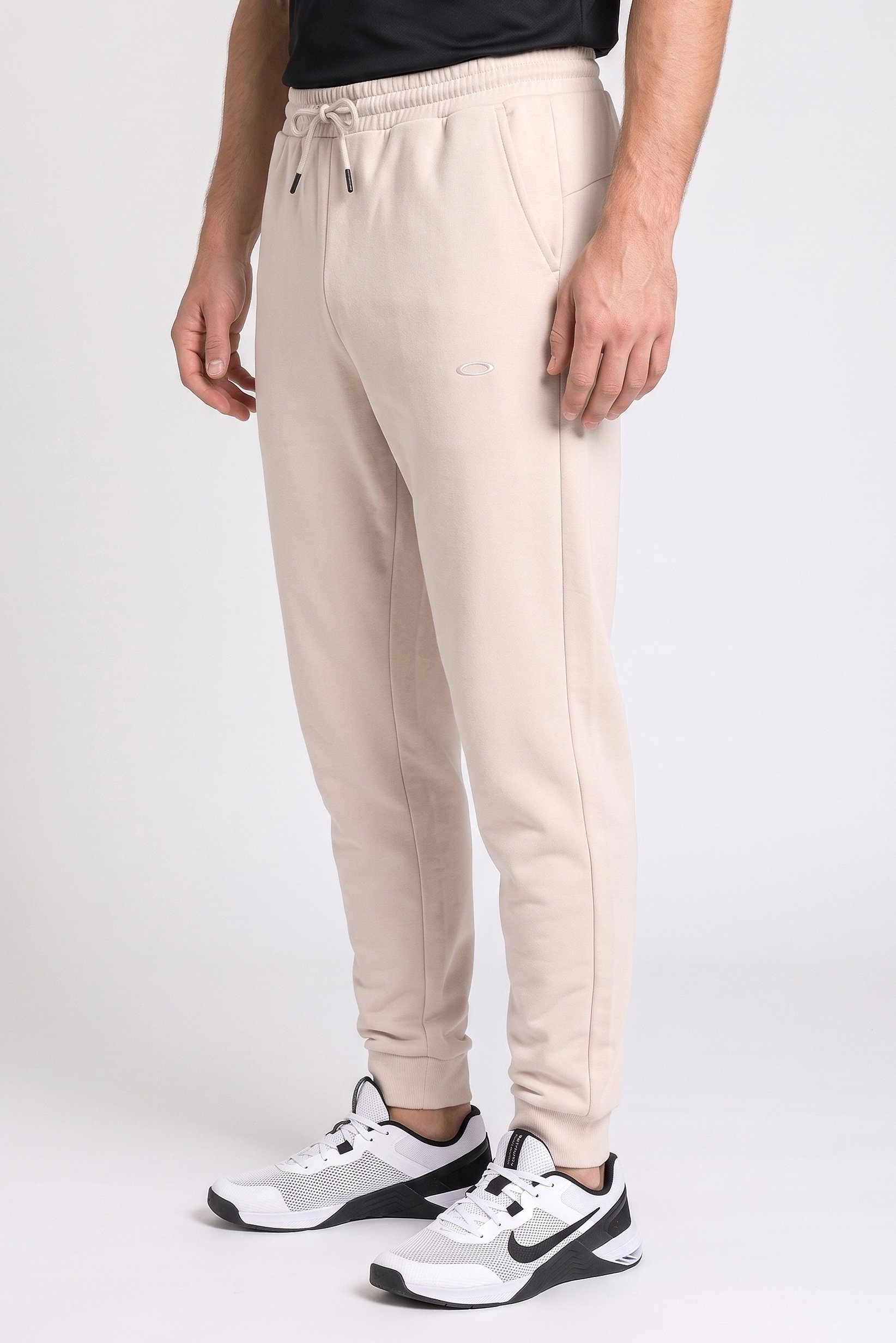 Men Regular Fit Outdoor Sweatpants, Cream