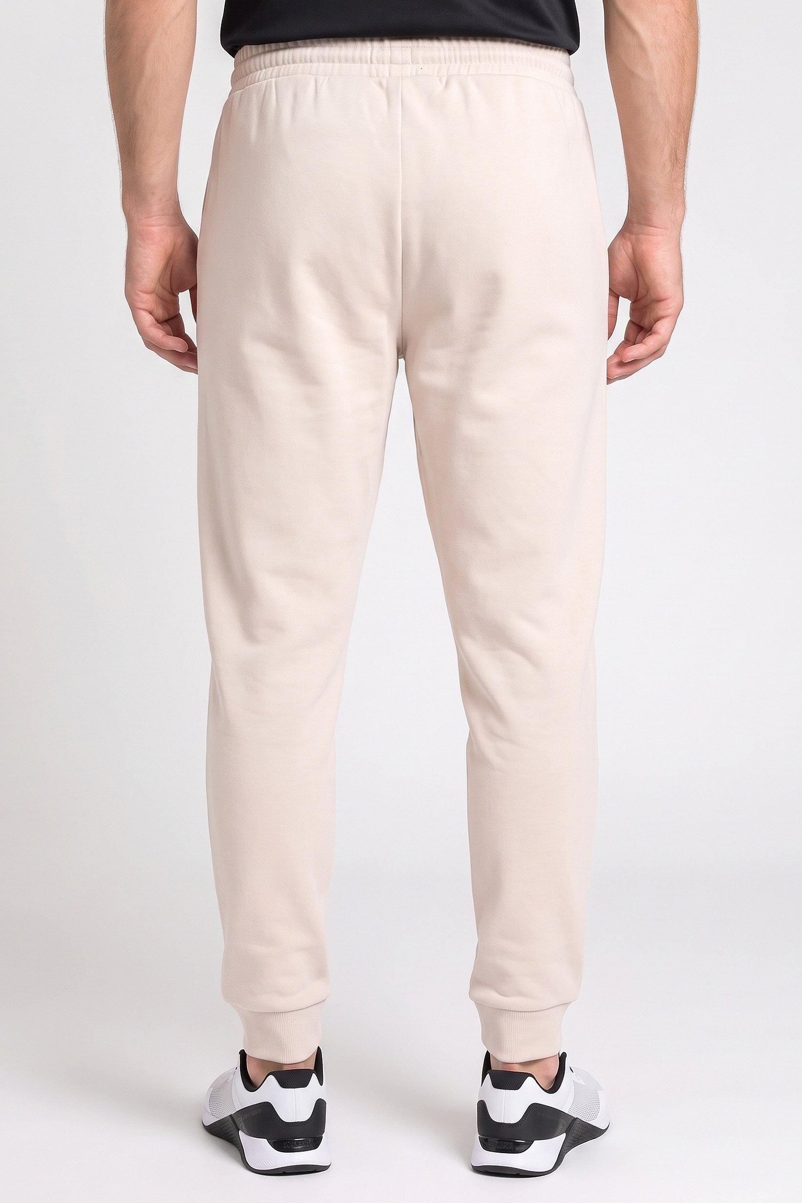 Men Regular Fit Outdoor Sweatpants, Cream