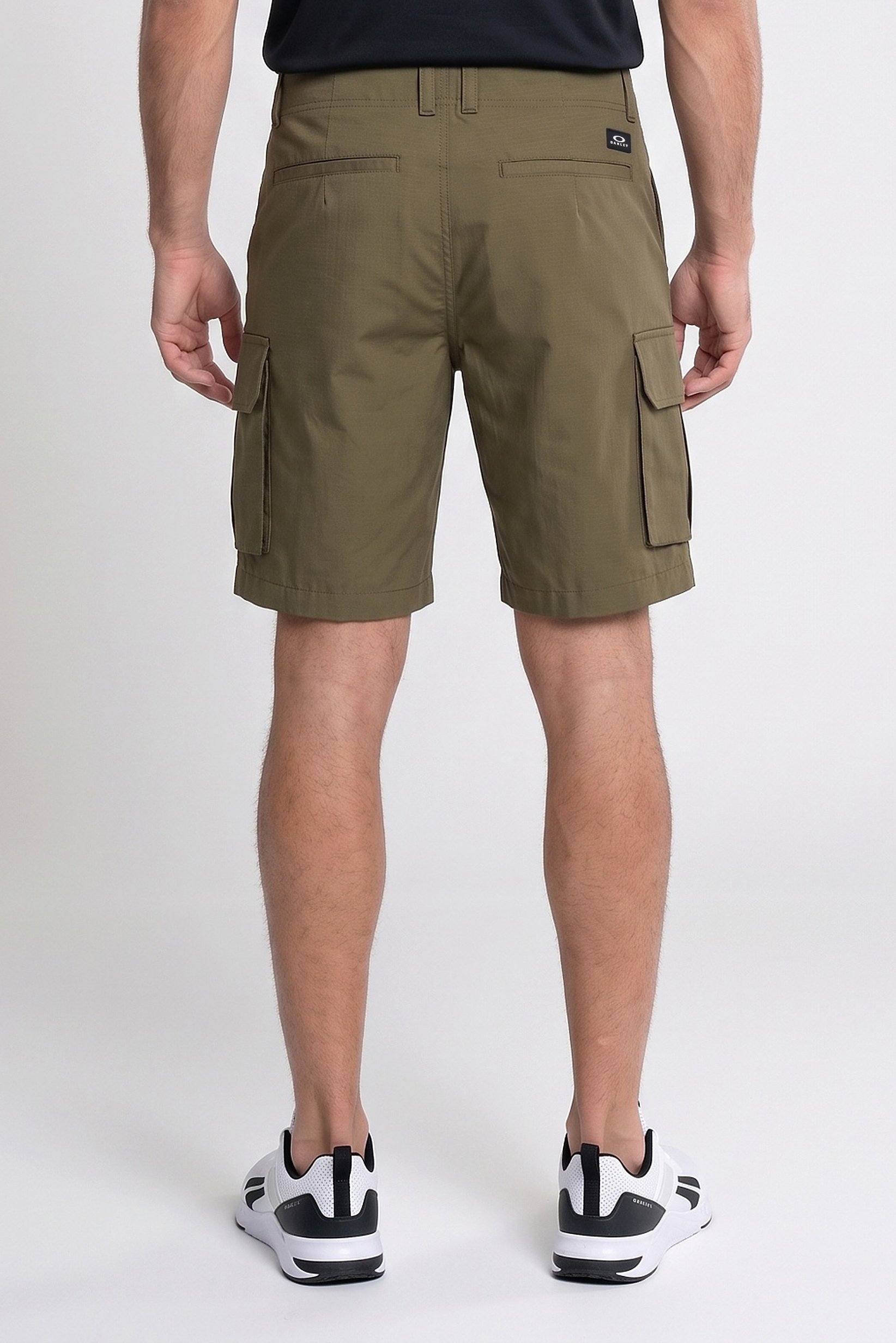 Men Regular Fit Outdoor Cargo Shorts, Olive