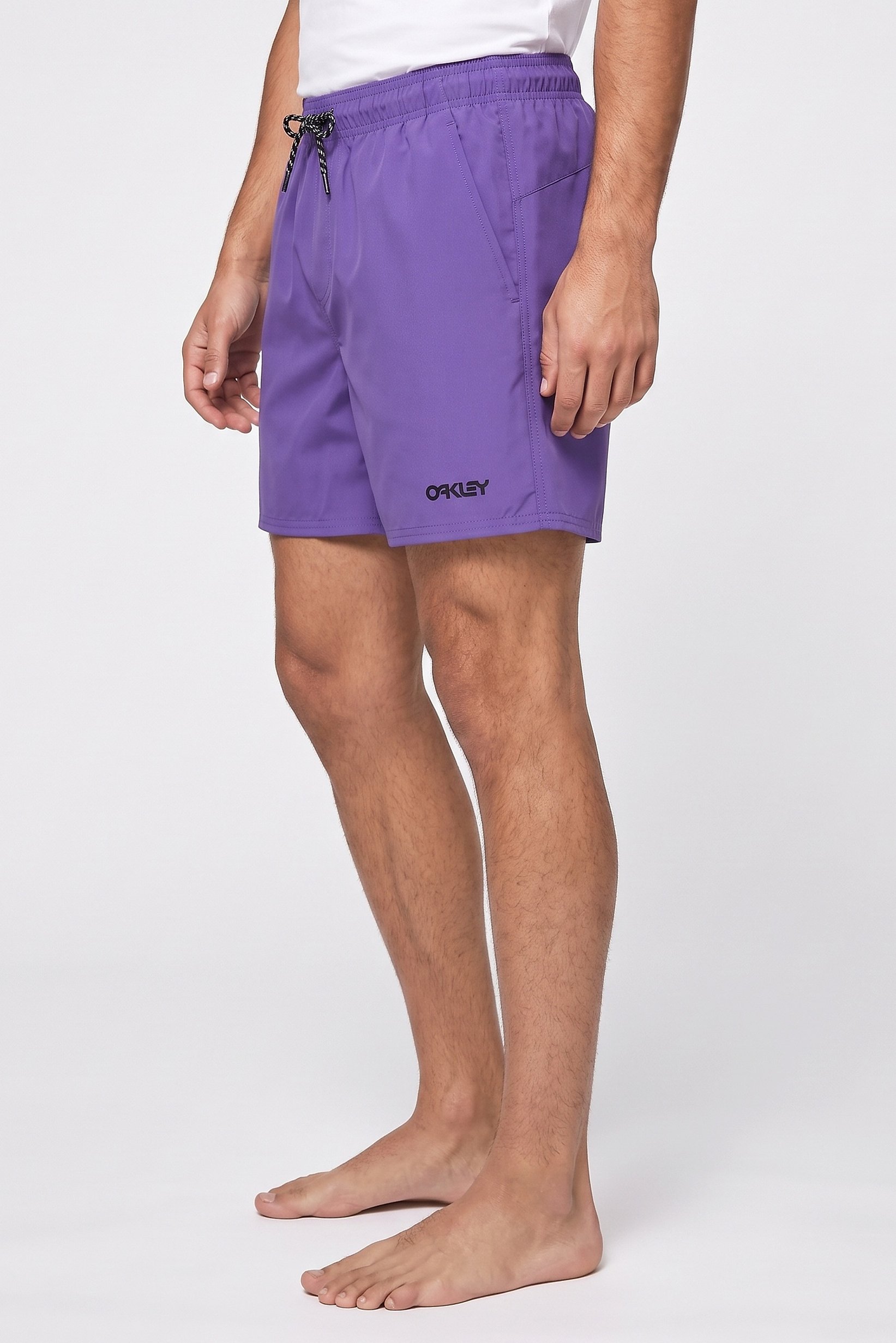 Men Brand Logo 16 Inseam Board Shorts, Purple
