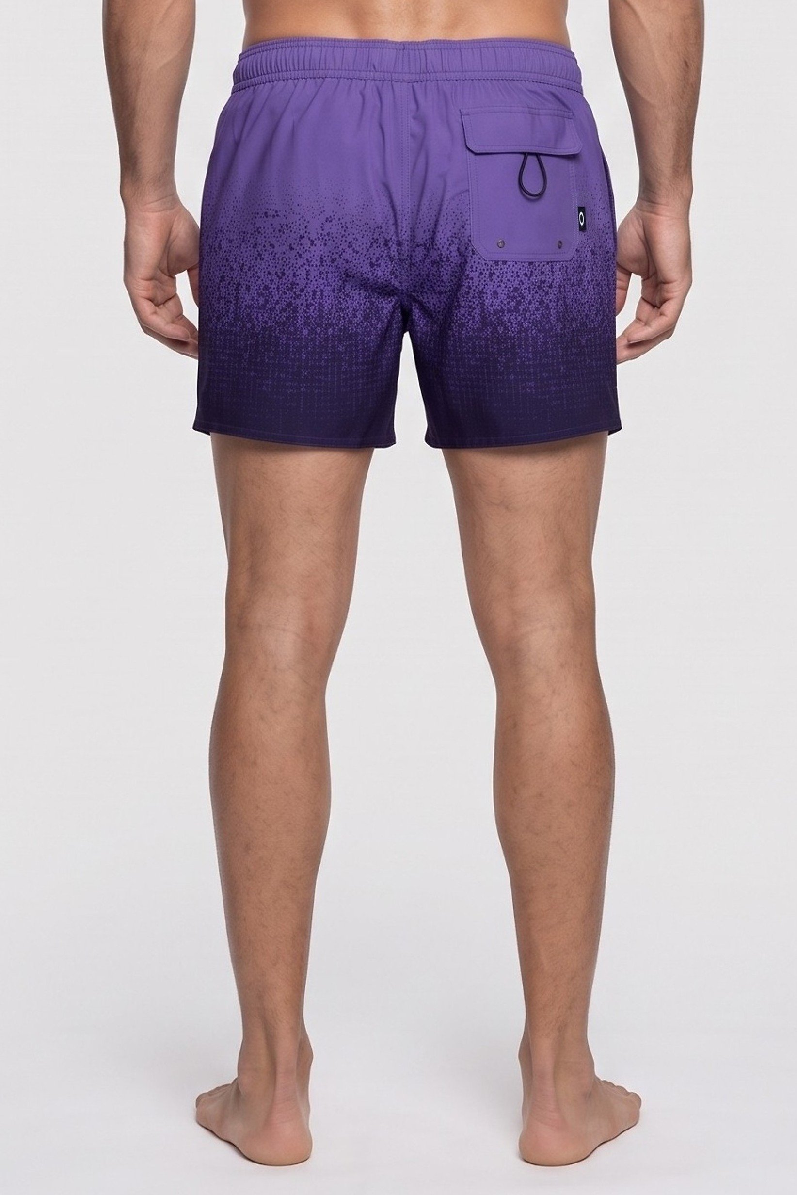Men Monogram Print Board Shorts, Multicolor