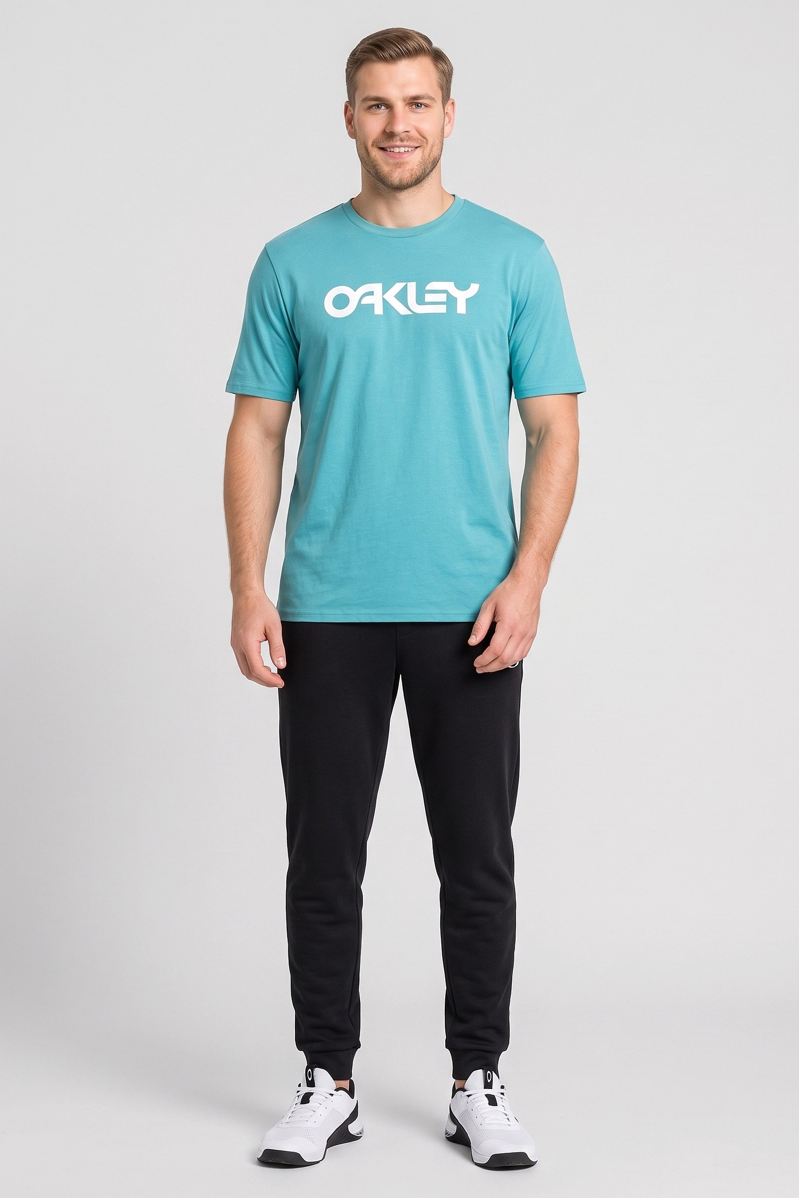 Men Regular Fit Short Sleeve Outdoor T-Shirt, Ice Blue