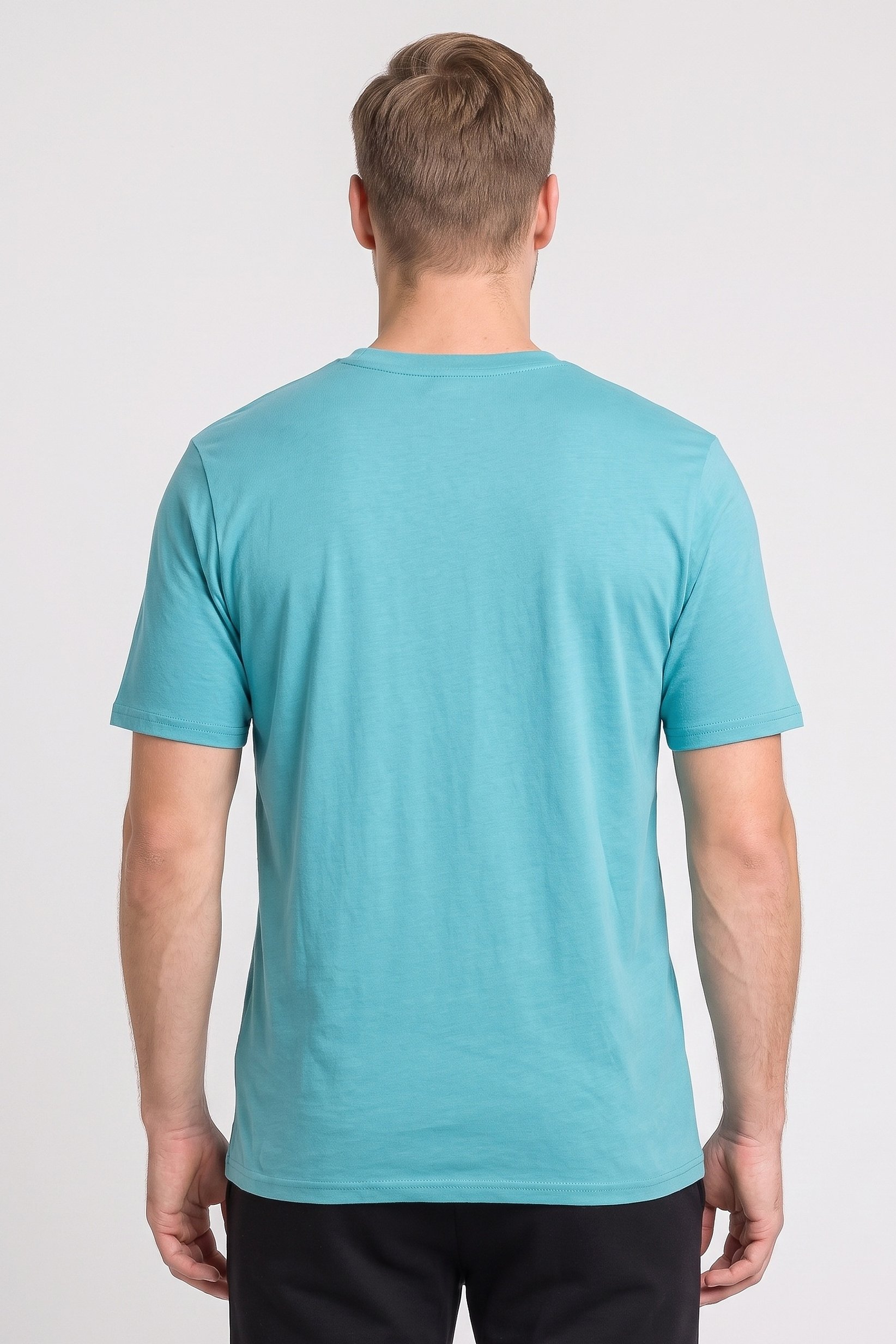 Men Regular Fit Short Sleeve Outdoor T-Shirt, Ice Blue