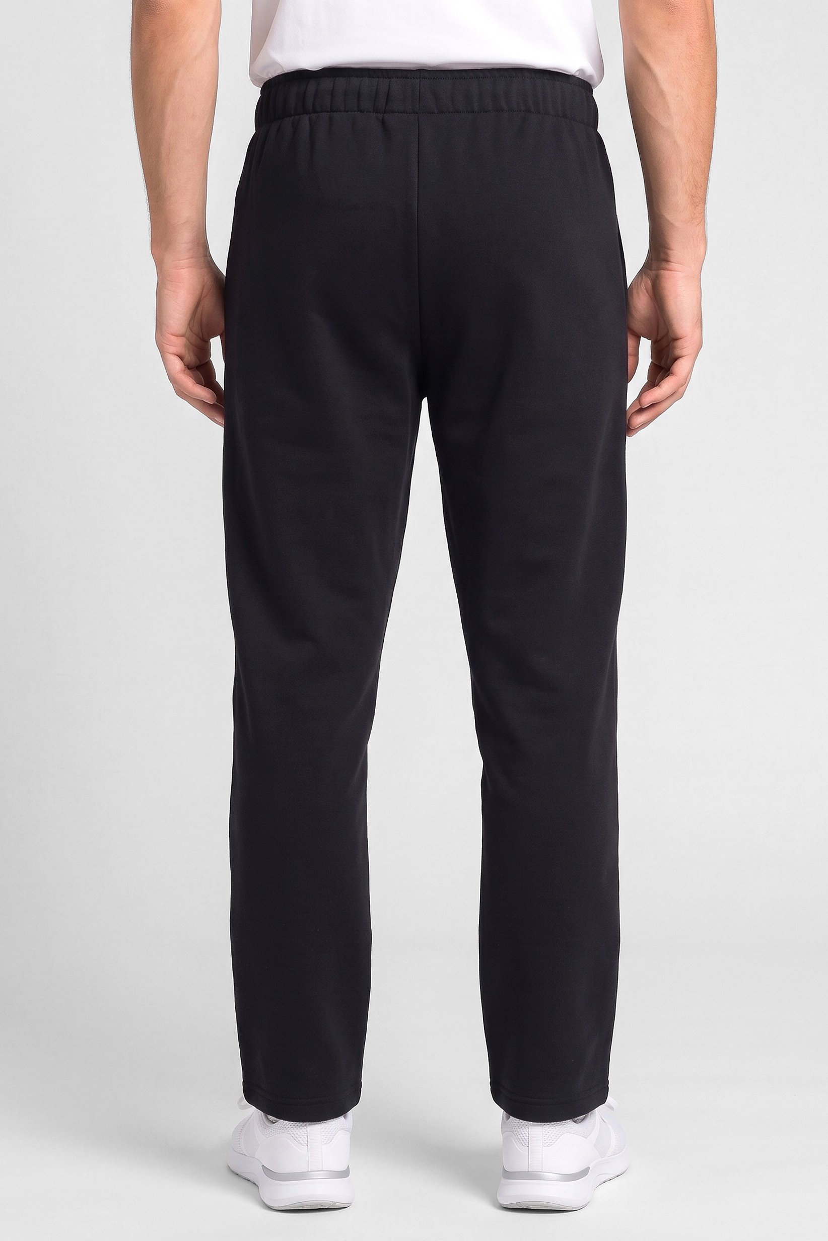 Men Boxy Fit Outdoor Sweatpants, Black