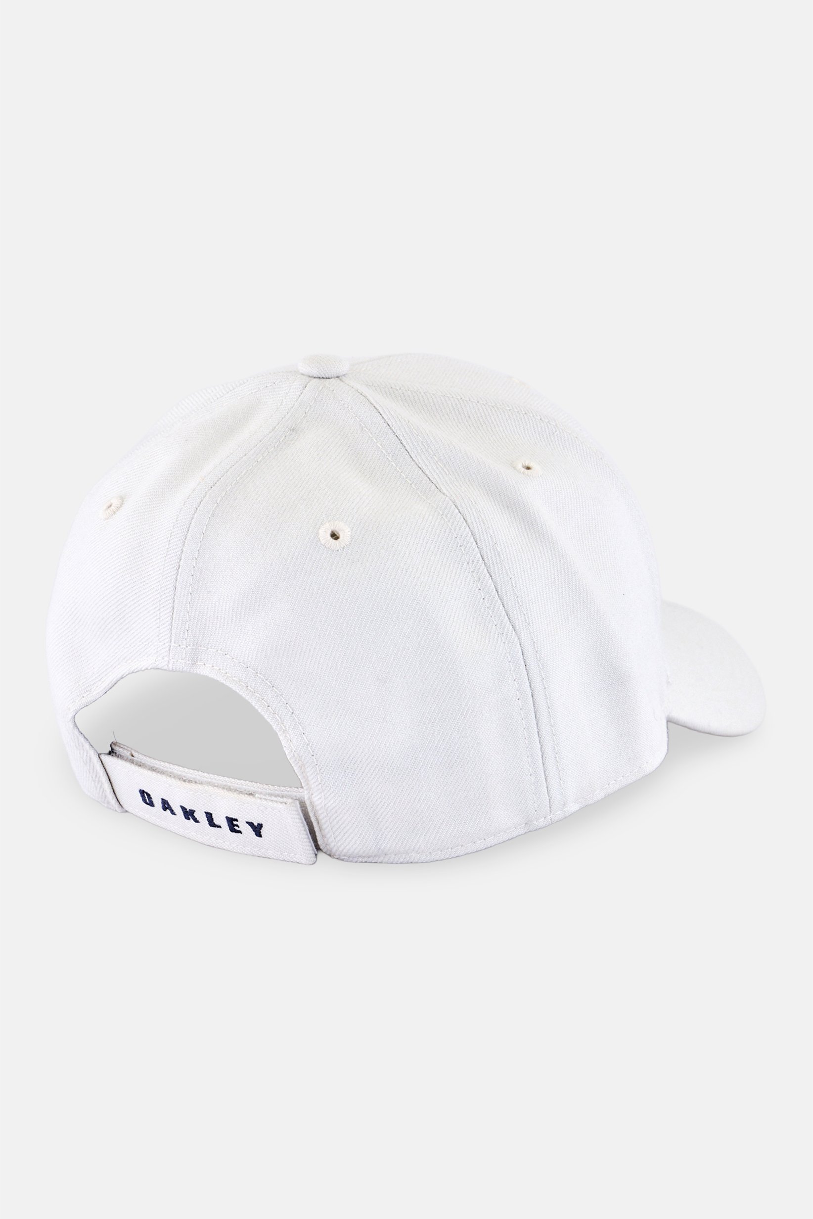 Men Embroidered Logo Velcro Closure Baseball Cap, Light Grey