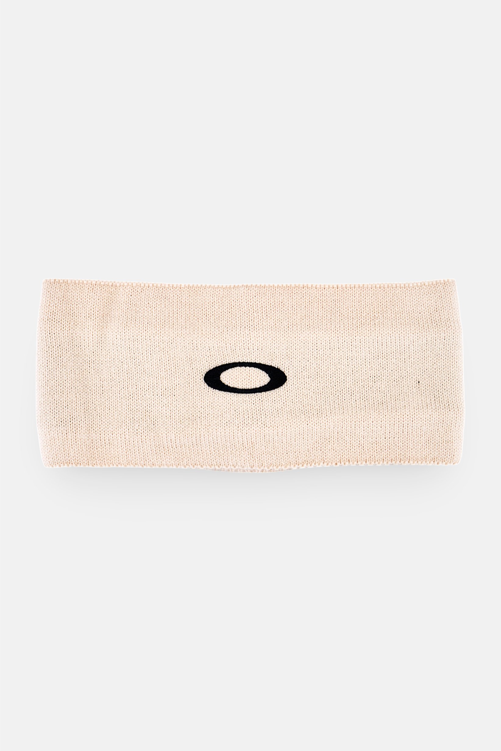 Men Embroidered Logo Nordic Headband, Beige