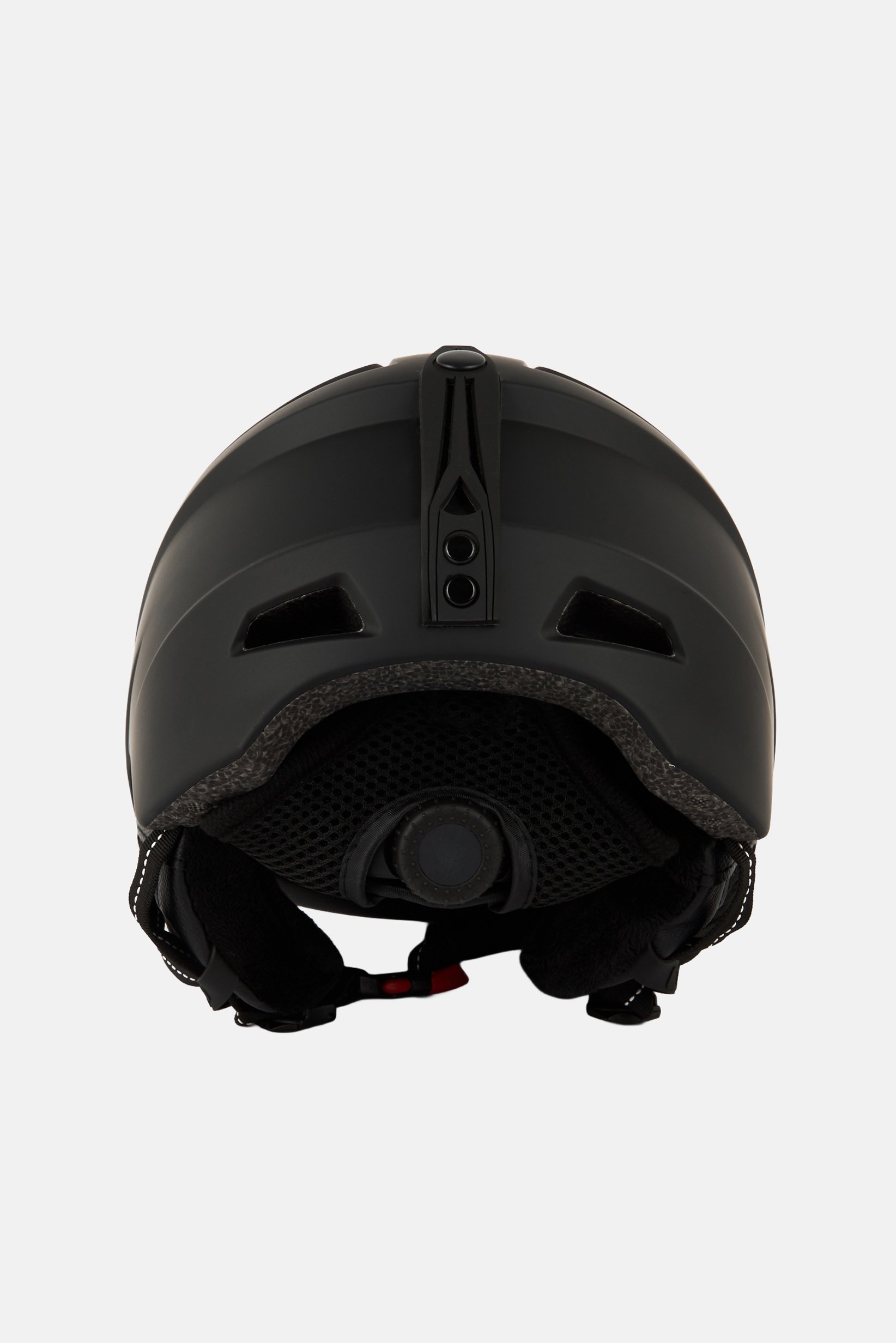 Ski Helmet With Visor, Black