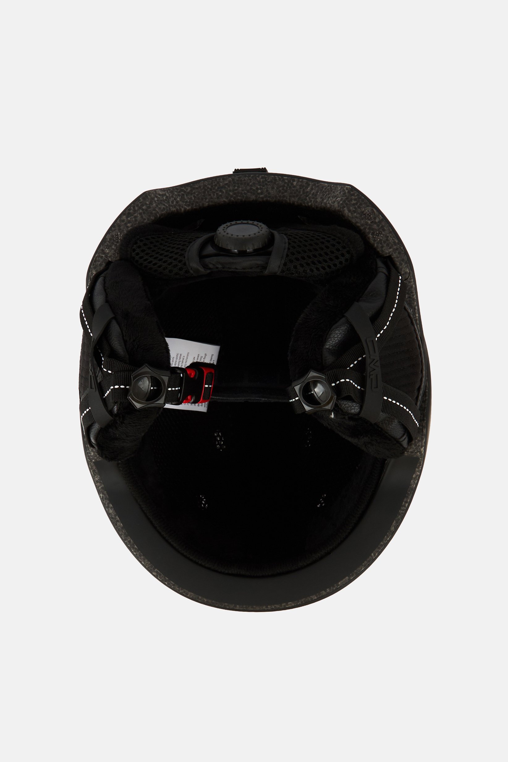 Ski Helmet With Visor, Black