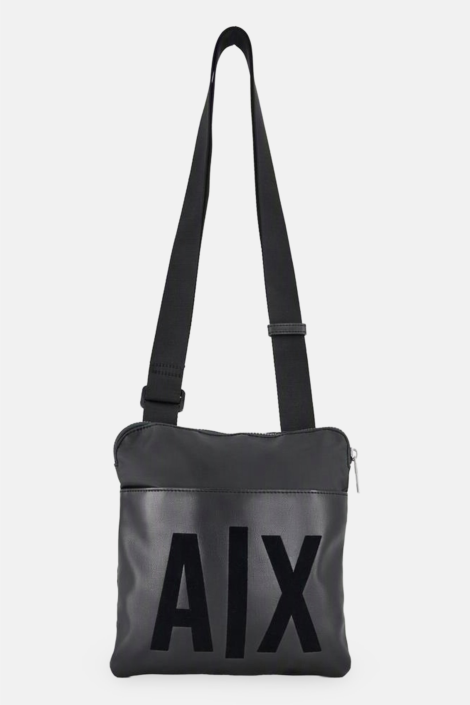 AX Armani Exchange Men Brand Logo Cross Body Bag, Black