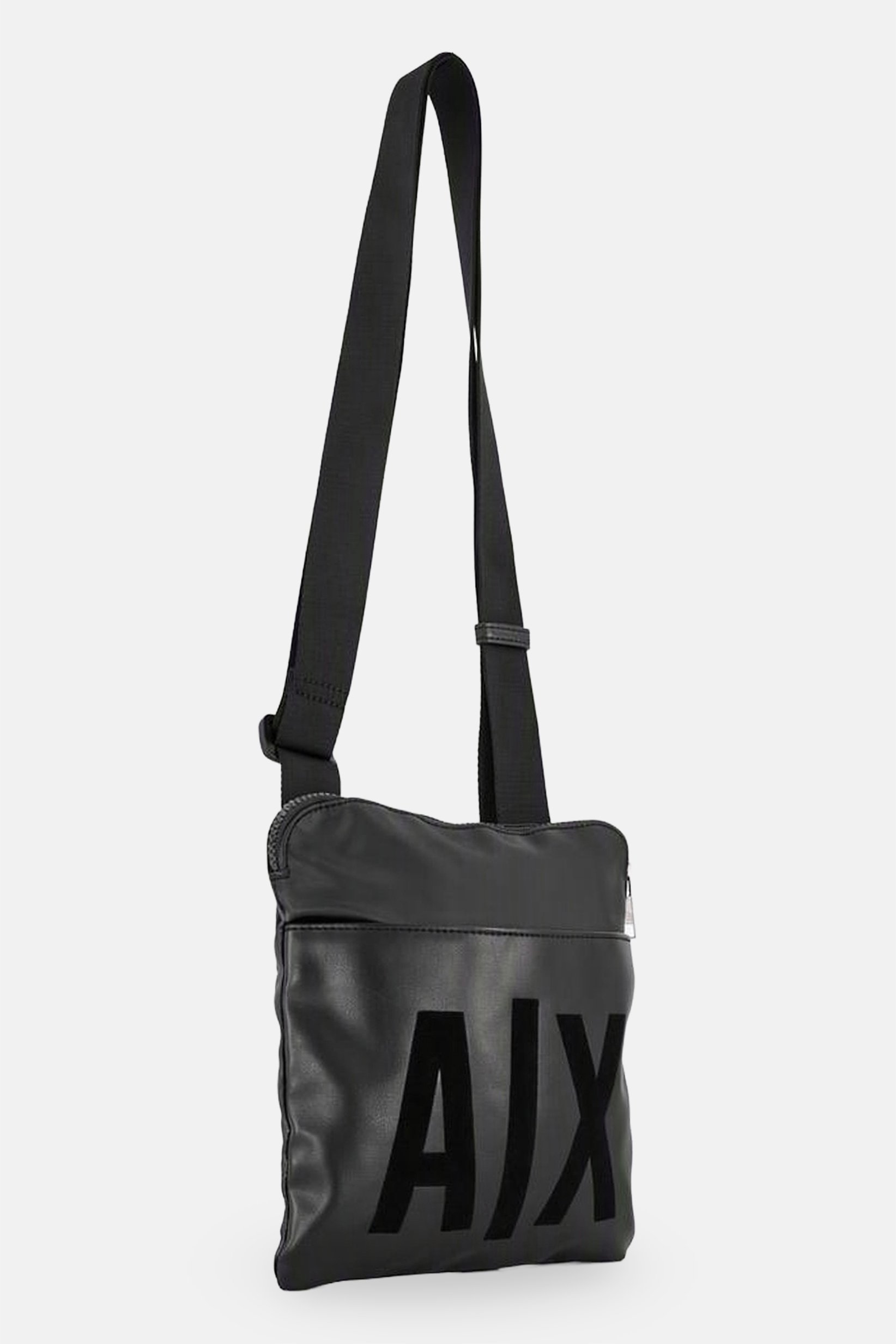 AX Armani Exchange Men Brand Logo Cross Body Bag, Black