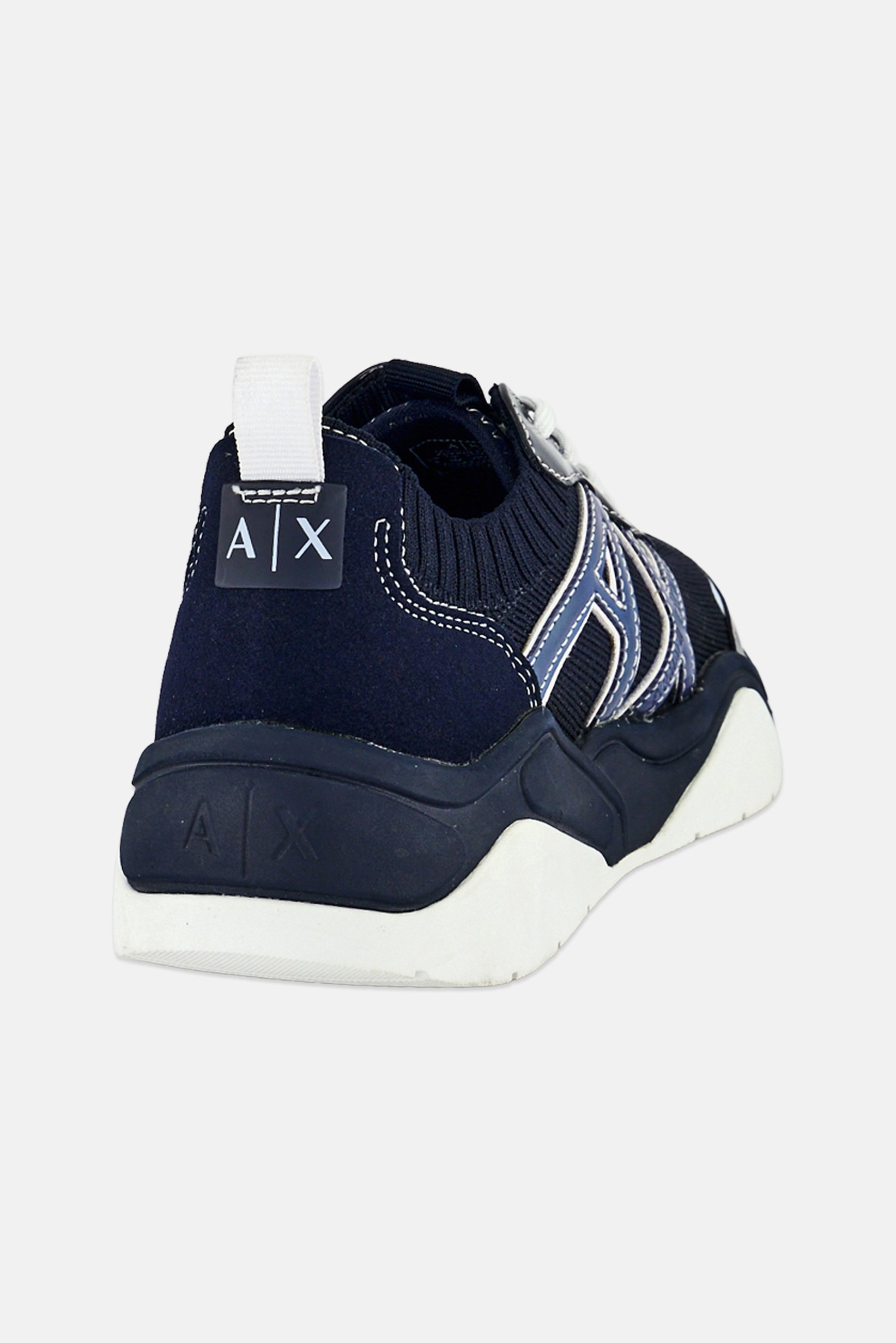 AX Armani Exchange Women Lace Up Casual Shoes, Navy