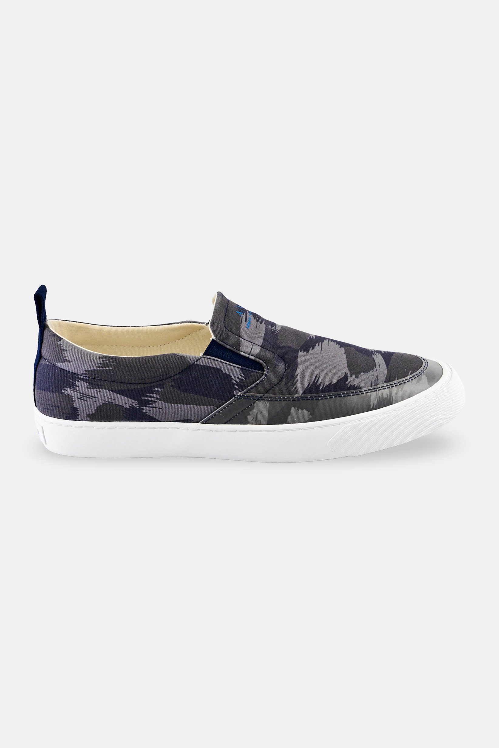 AX Armani Exchange Men Slip On Camouflage Casual Shoes, Multicolor