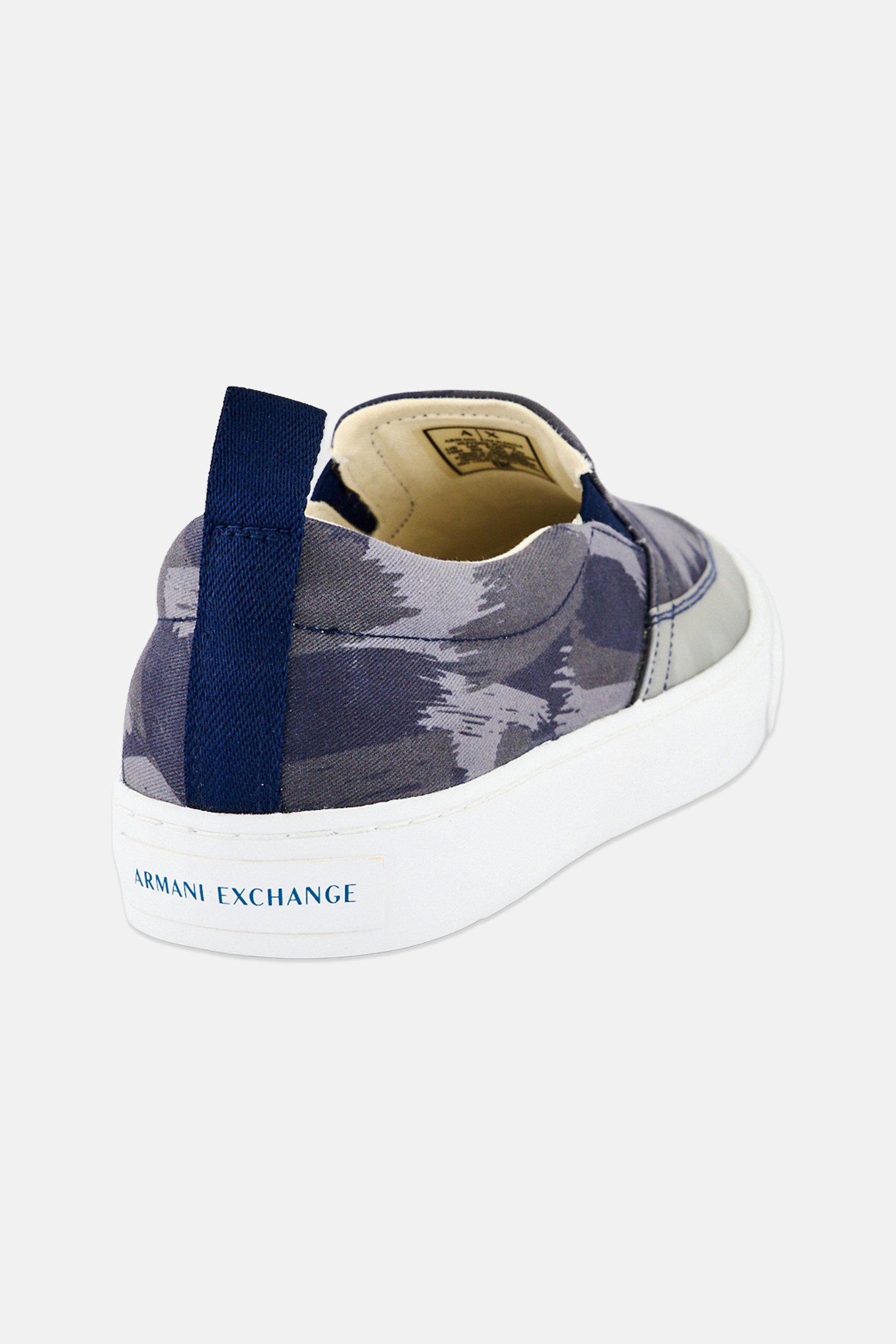 AX Armani Exchange Men Slip On Camouflage Casual Shoes, Multicolor